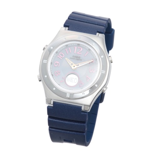 カシオ レディース 電波ソーラー腕時計 “ウェーブセプター”