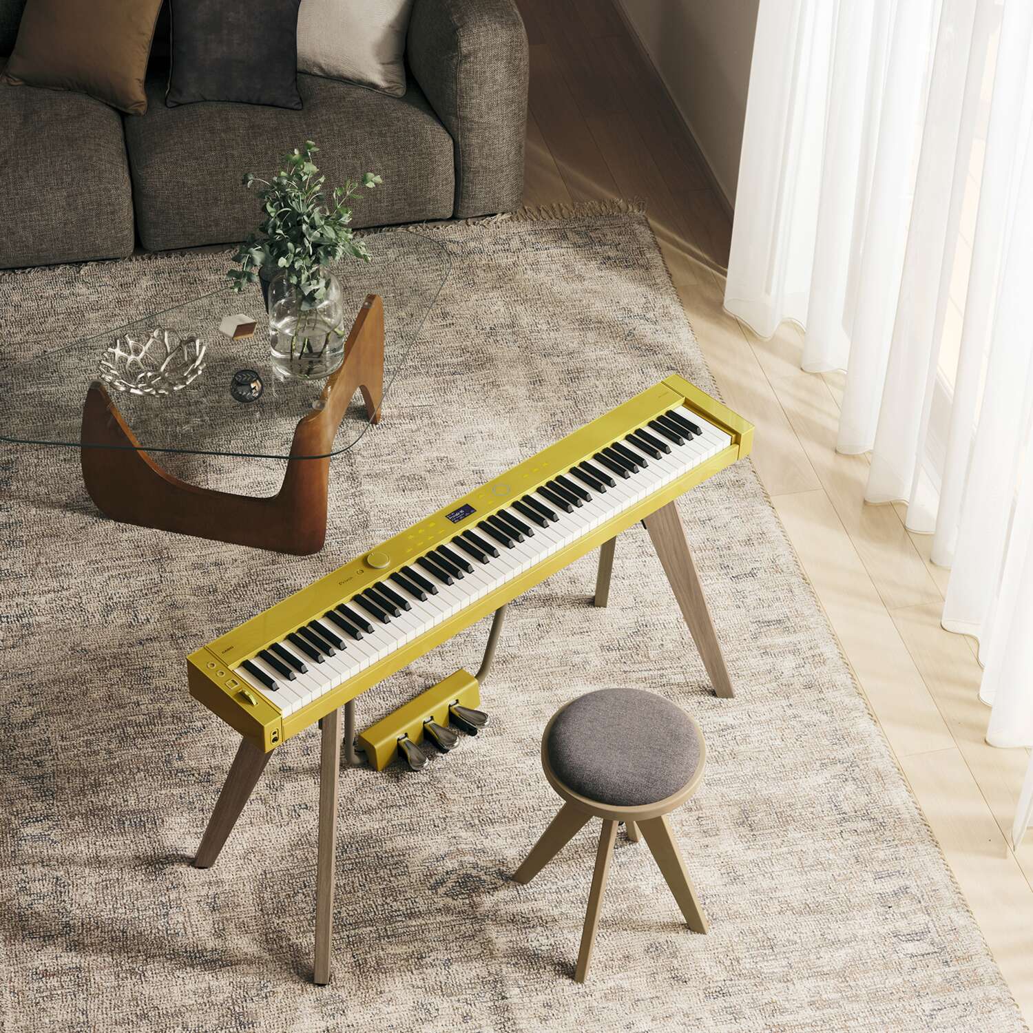 カシオ ３６０度美しく魅せる 全周デザイン 上質と自由を兼ね備えた 電子ピアノ　Ｐｒｉｖｉａ ＰＸ−Ｓ７０００ＨＭ