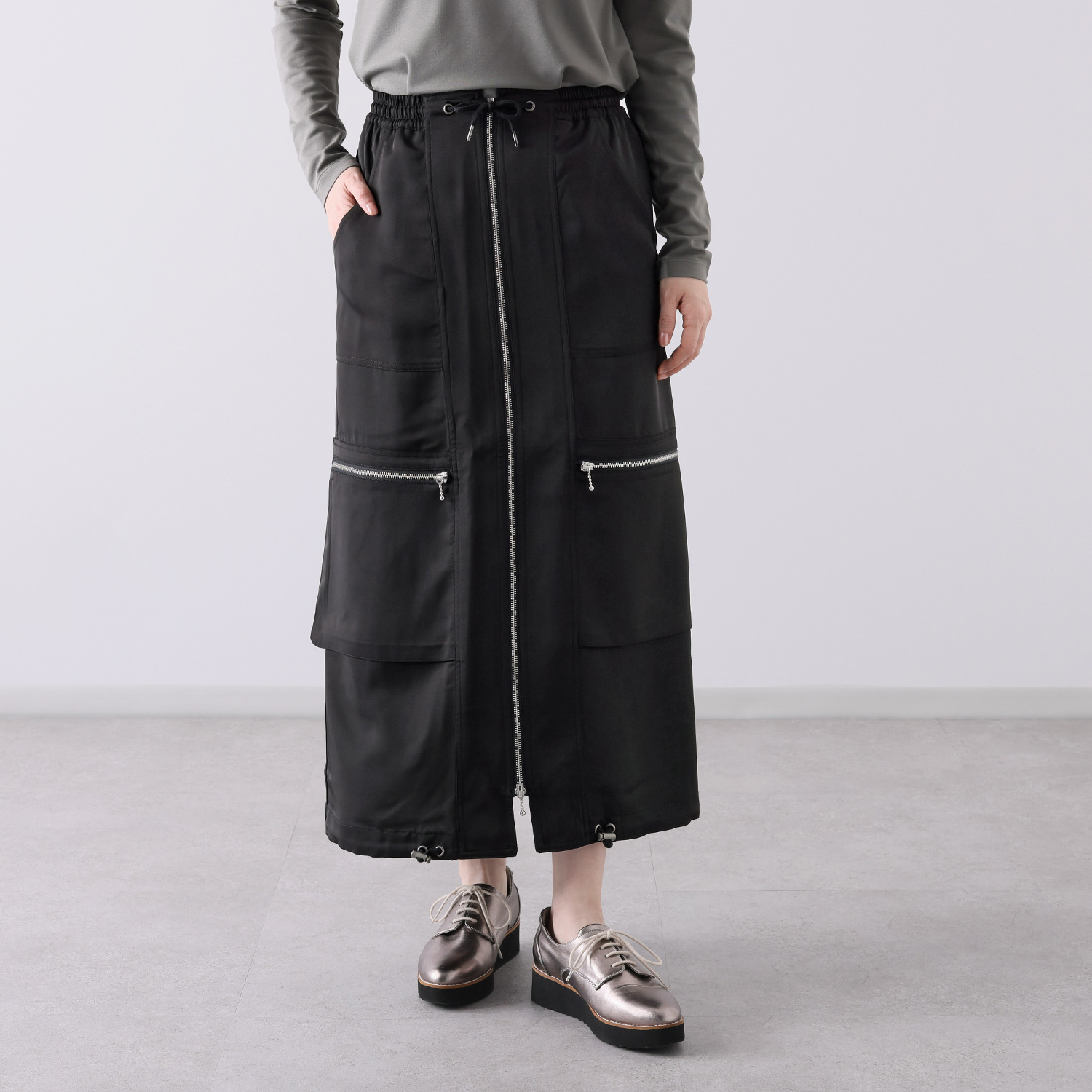 キョウコ　ヒガ カーゴ風デザイン ロングスカート