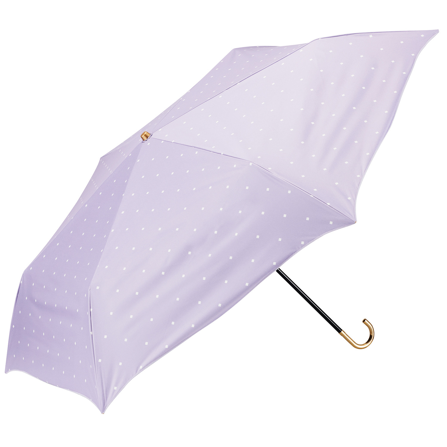 ウォーターフロント ＵＶカット スレンダーハンドル 折りたたみ傘 ＜プチフラワー＞