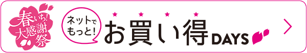 ネットでもっと！お買い得DAYS