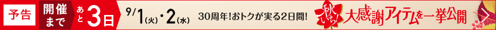 秋いち大感謝アイテムを一挙公開
