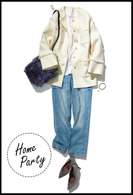 ホームパーティー コーディネート画像