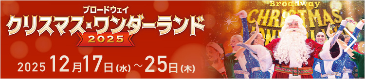 ブロードウェイ クリスマス・ ワンダーランド 公演チケット