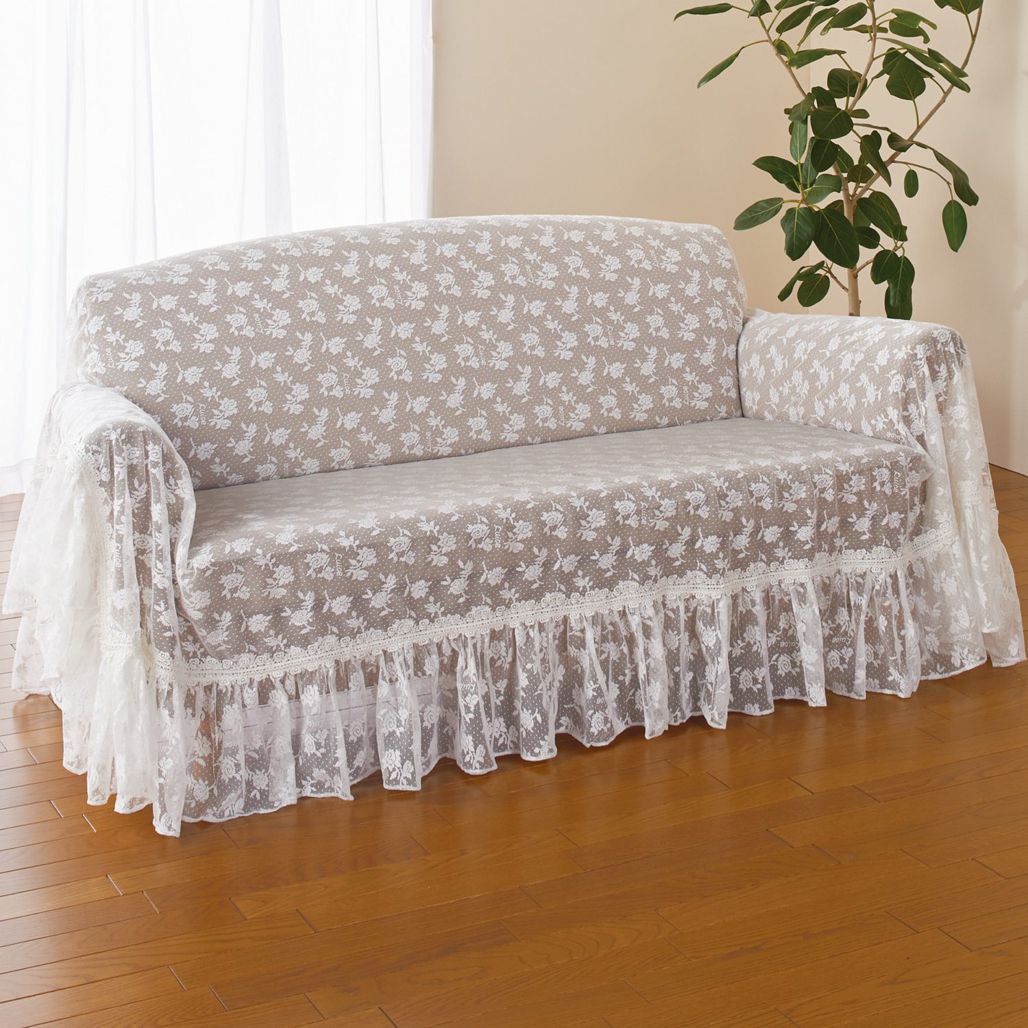 ラ　ルイス　総レースマルチカバー　＜長方形＞