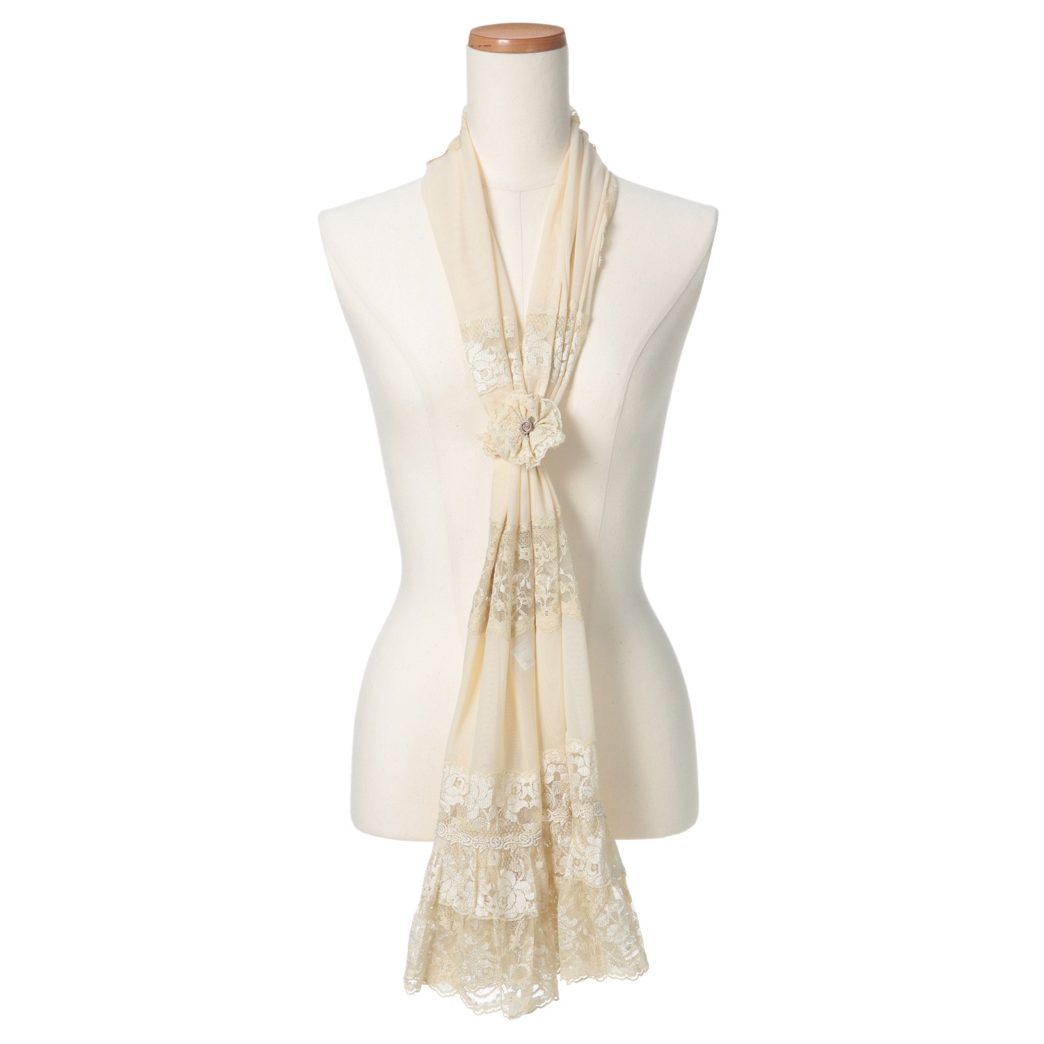 ラ　ルイス
レースアクセント
ロングストール
シュシュ付