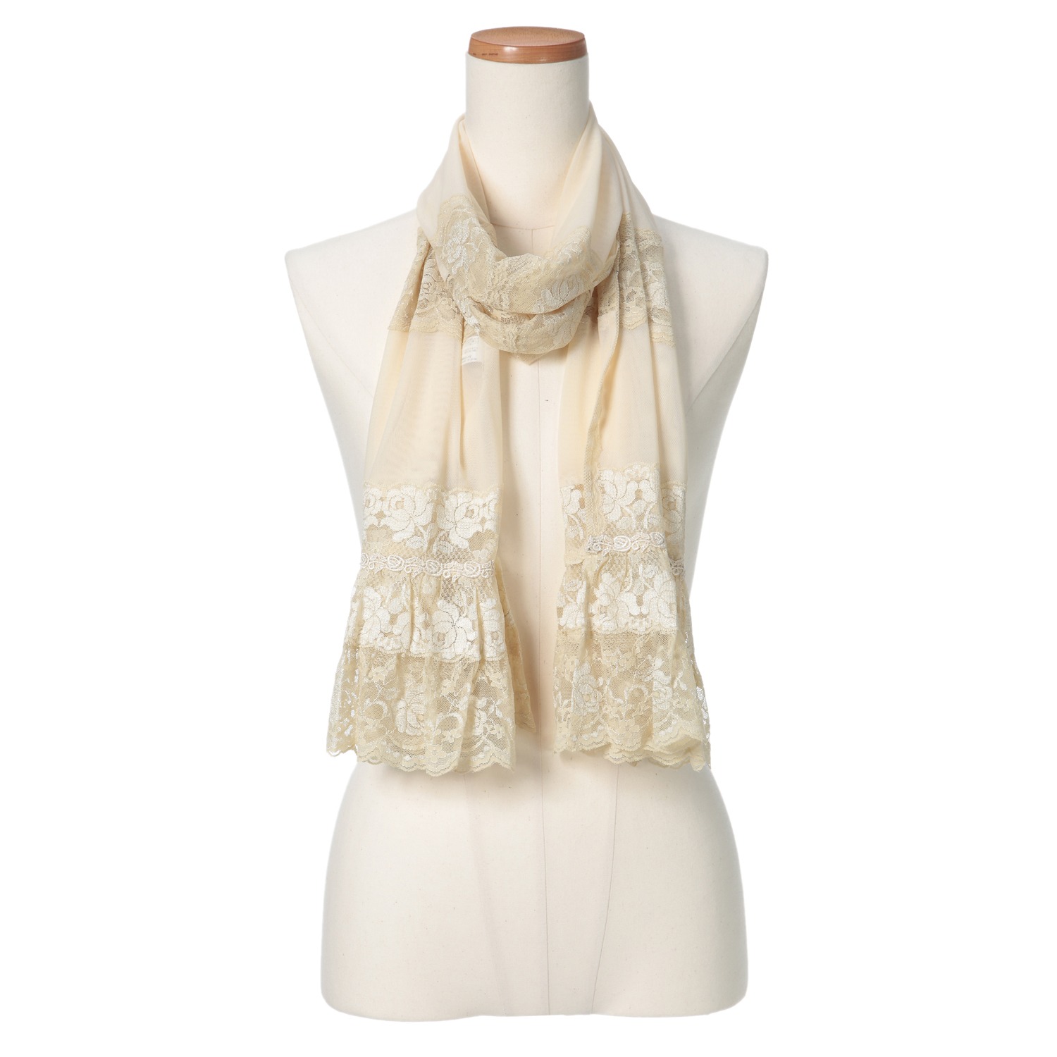 ラ　ルイス
レースアクセント
ロングストール
シュシュ付