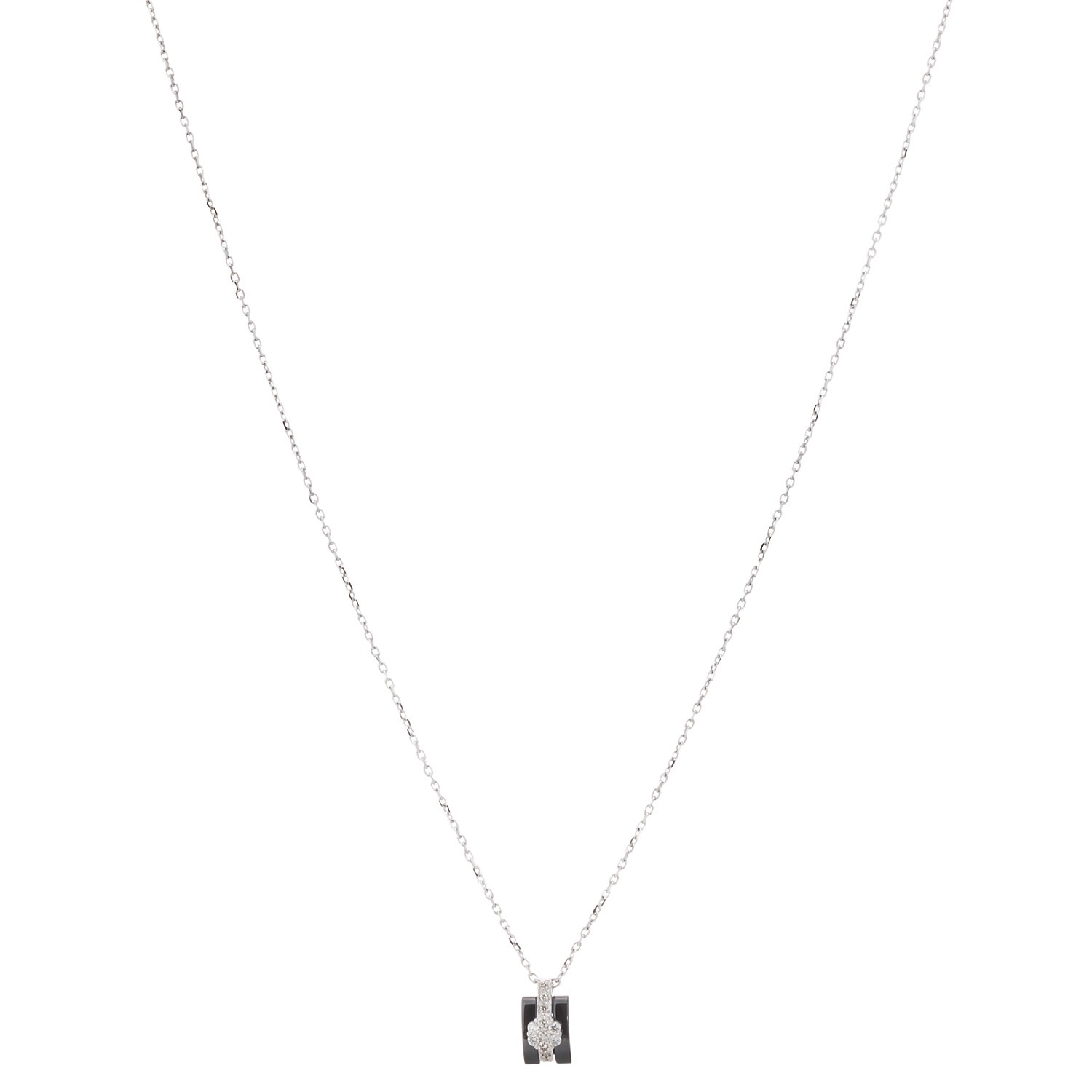 ソルジェ
シルバー
ブラックセラミック
ダイヤモンド
ミステリーセッティング
ネックレス