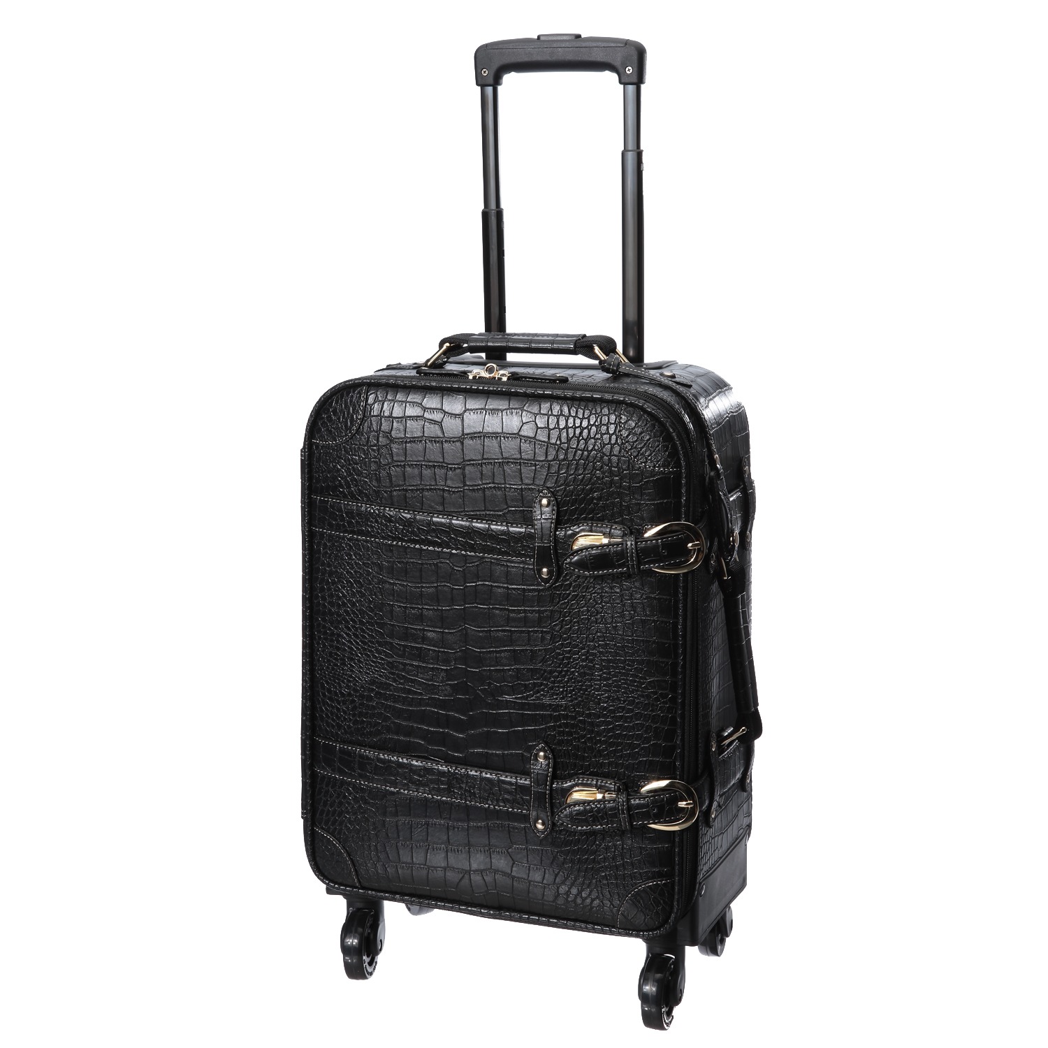 スワニー トランクキャリー クロコダイル型押し