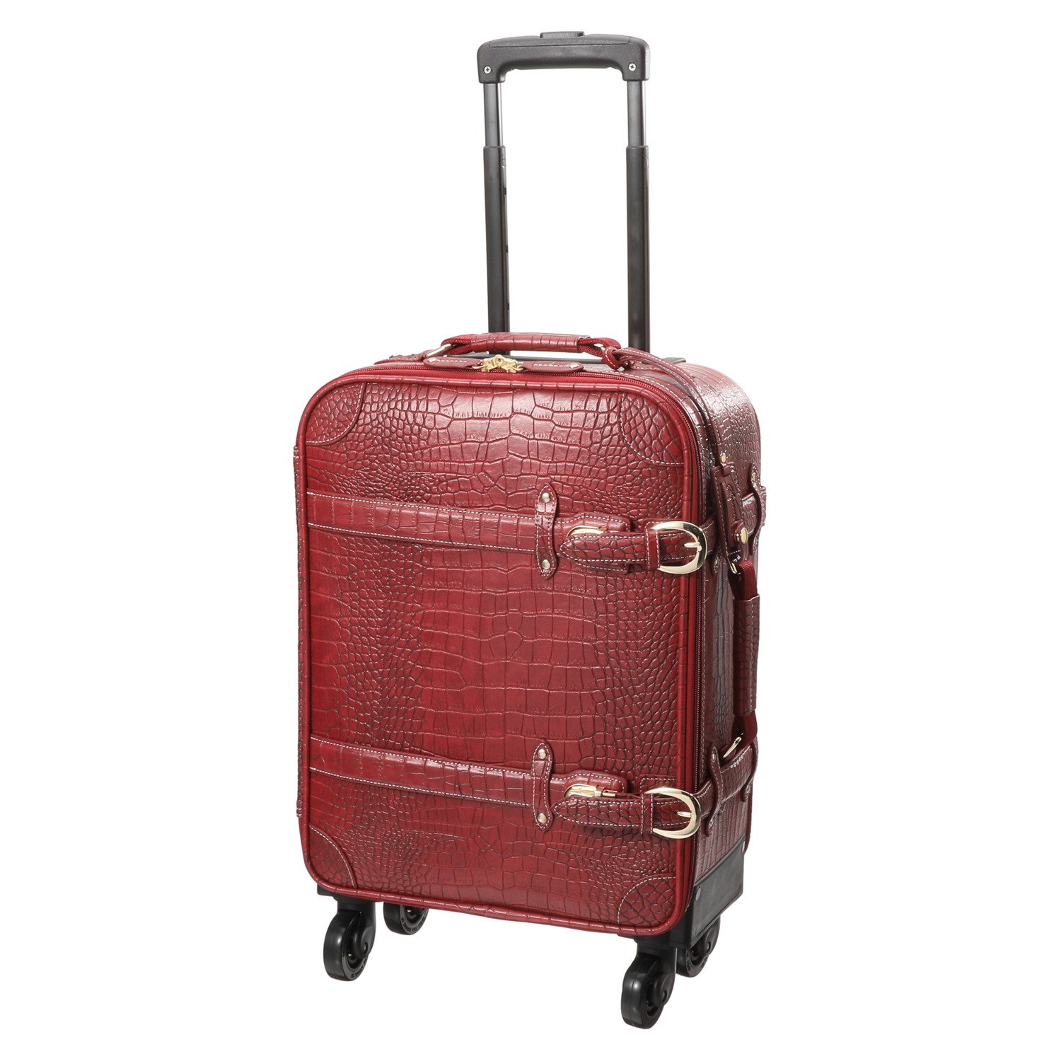 スワニー トランクキャリー クロコダイル型押し