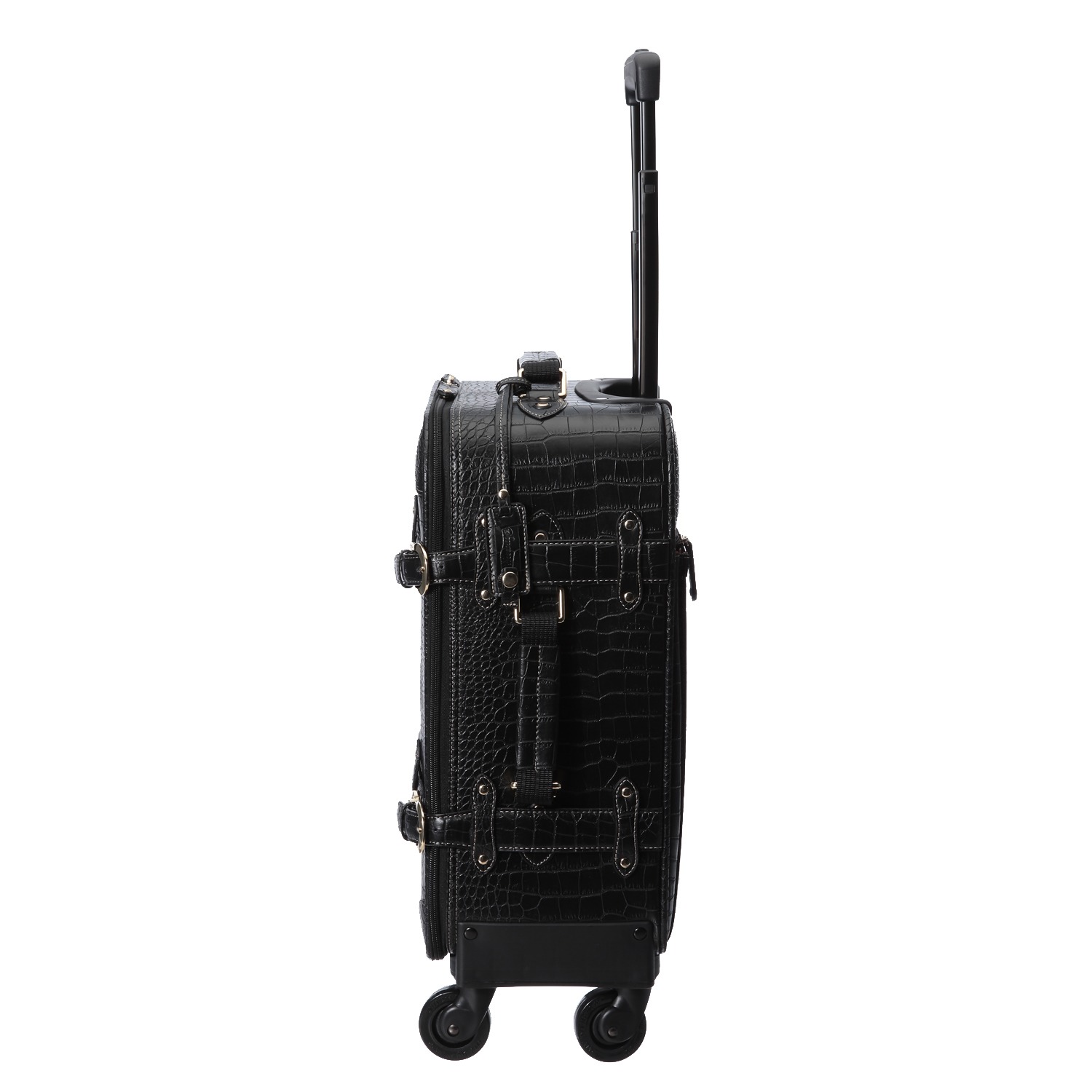 スワニー トランクキャリー クロコダイル型押し