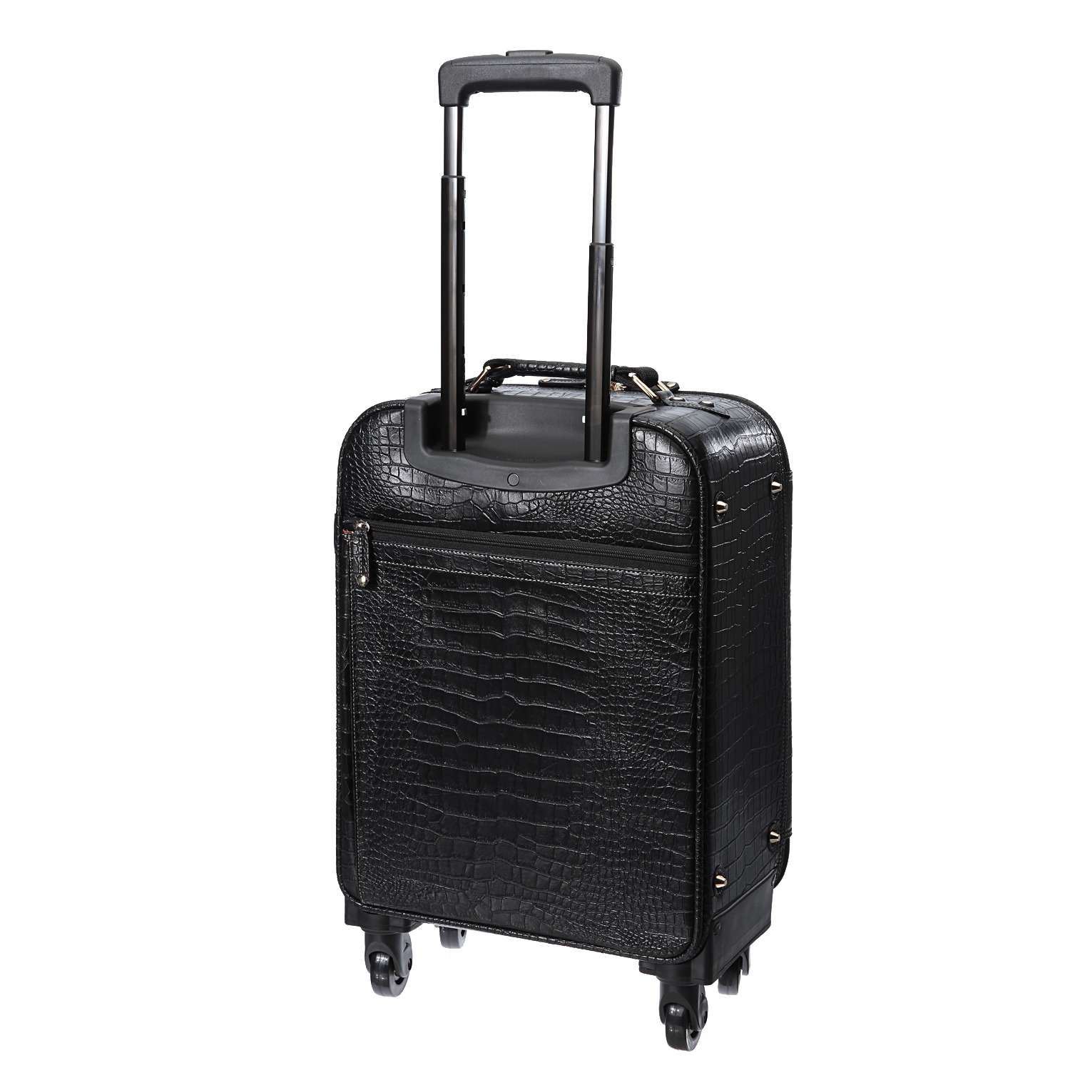 スワニー トランクキャリー クロコダイル型押し