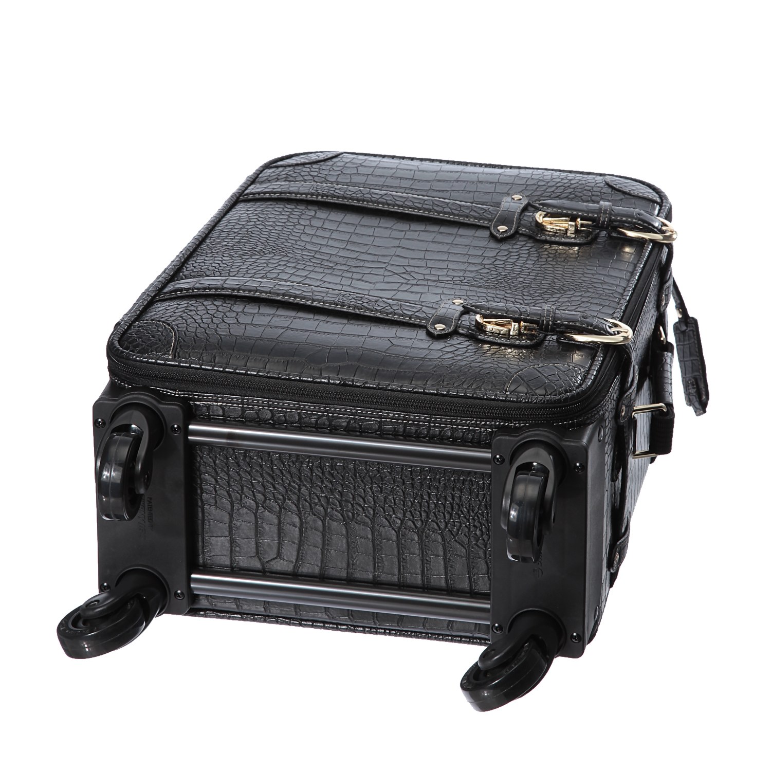 スワニー トランクキャリー クロコダイル型押し
