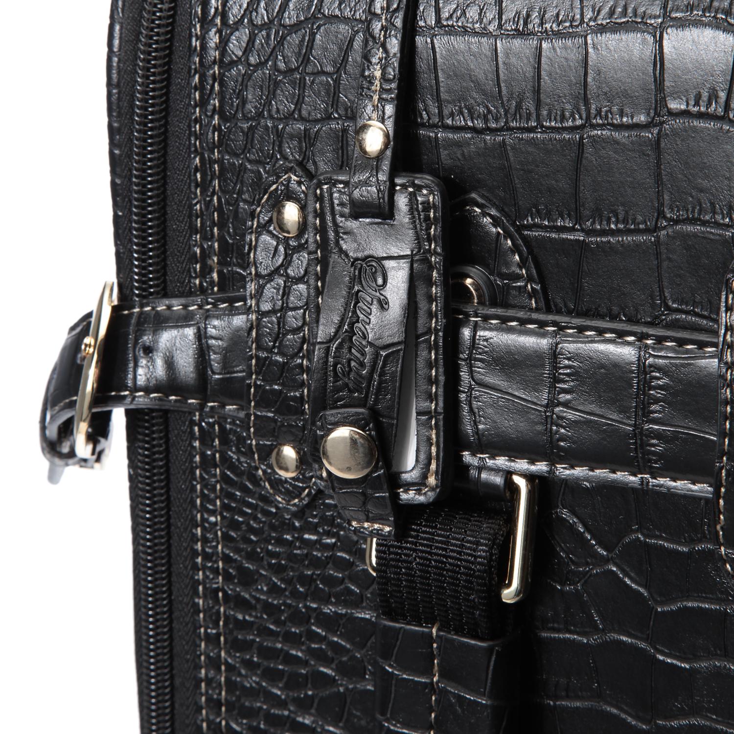 スワニー トランクキャリー クロコダイル型押し