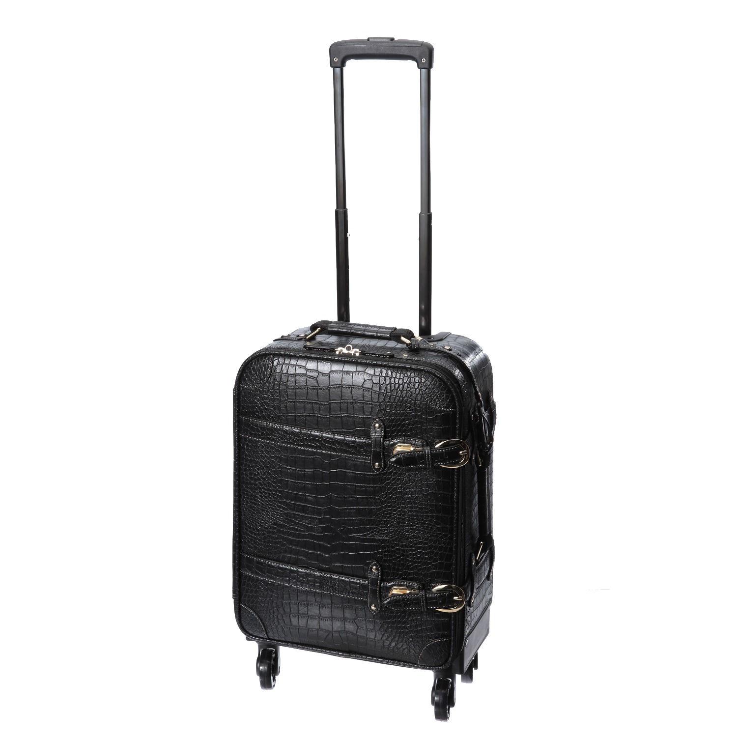 スワニー トランクキャリー クロコダイル型押し