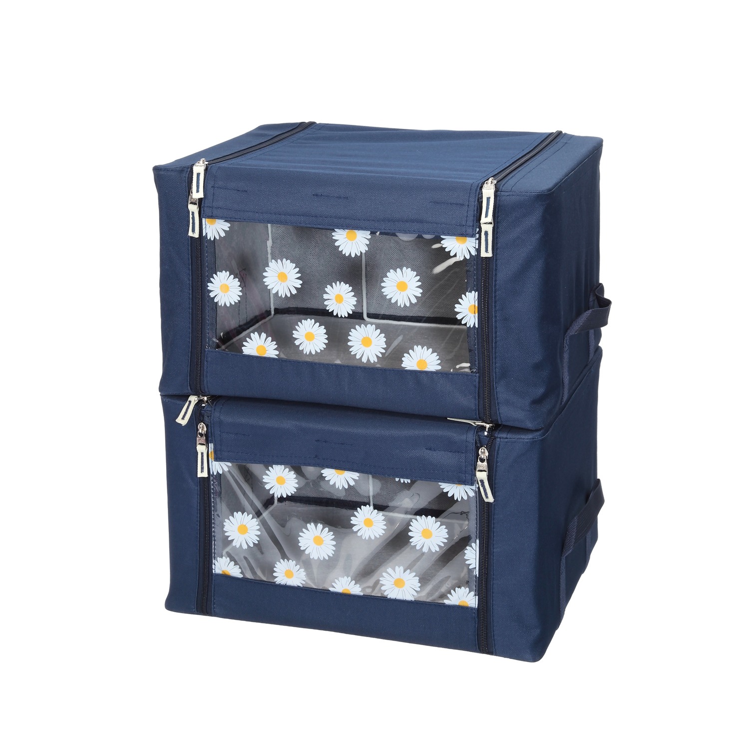 ＜Ｍサイズ＞クラレトレーディング 消臭重ねる収納ボックス 同色２個セット
