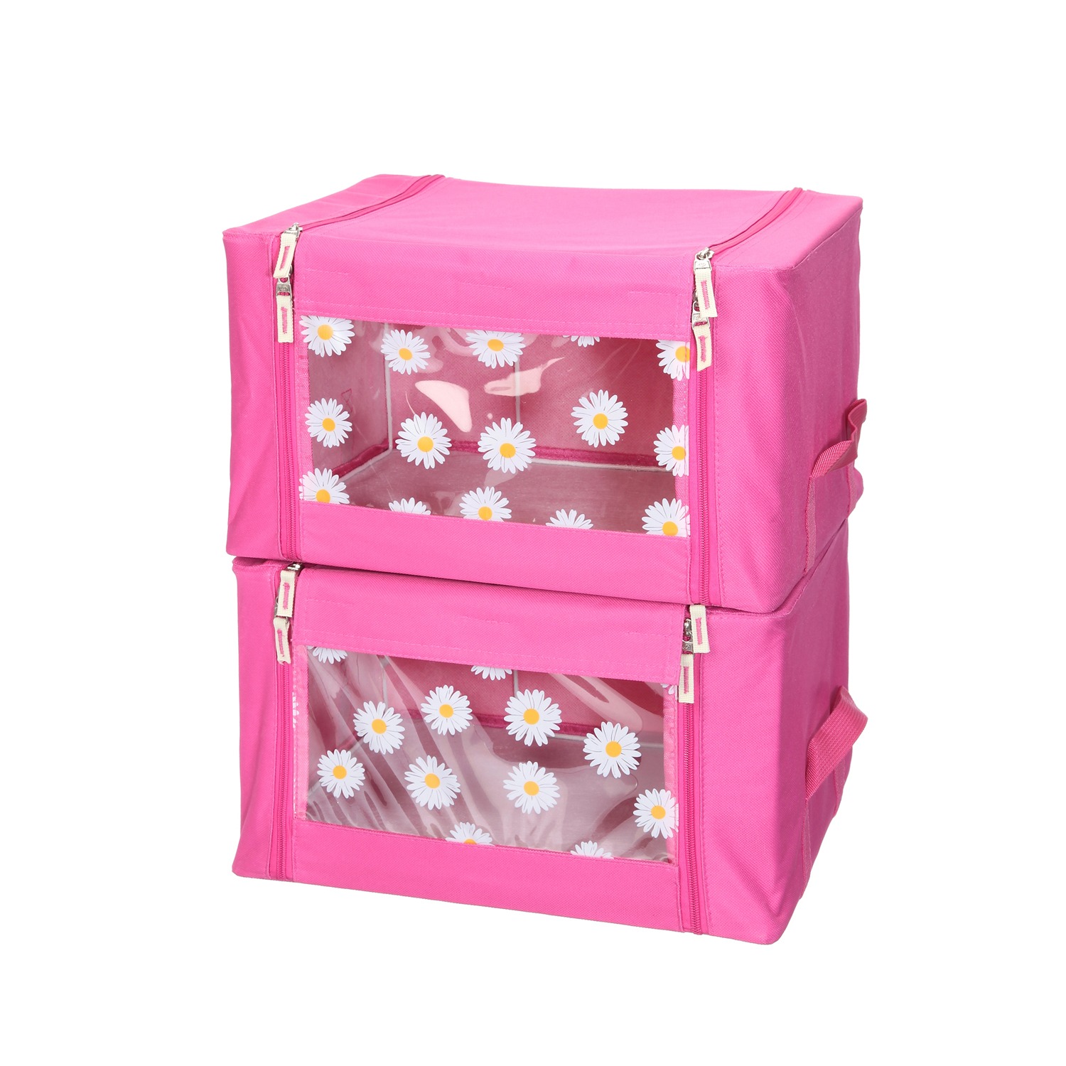 ＜Ｍサイズ＞クラレトレーディング 消臭重ねる収納ボックス 同色２個セット
