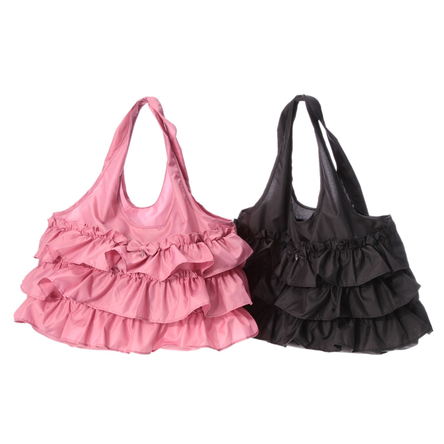 ラ　ルイス
フリルエコバッグ
２色セット