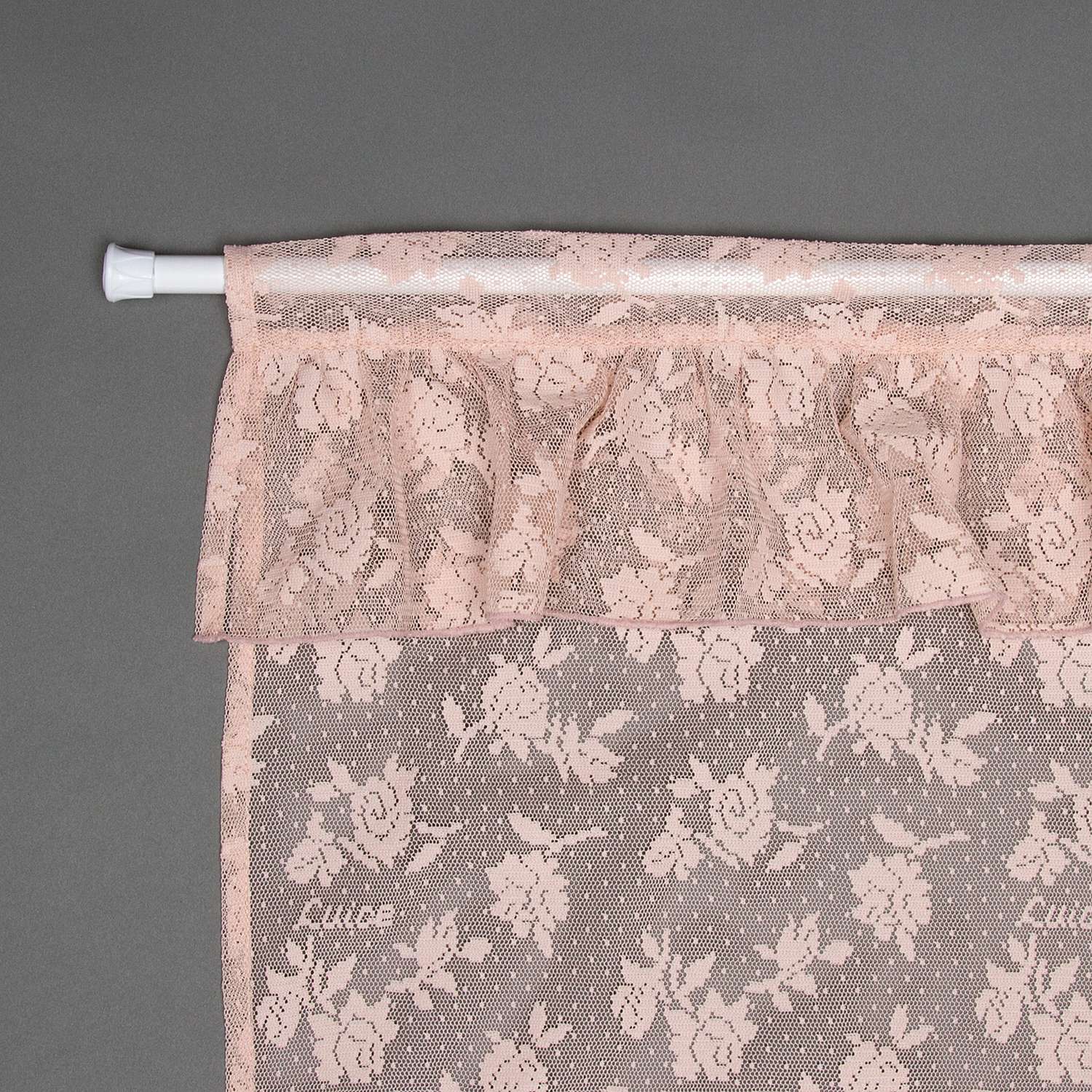 ラ　ルイス
レースのれん
お花クリップ２個付