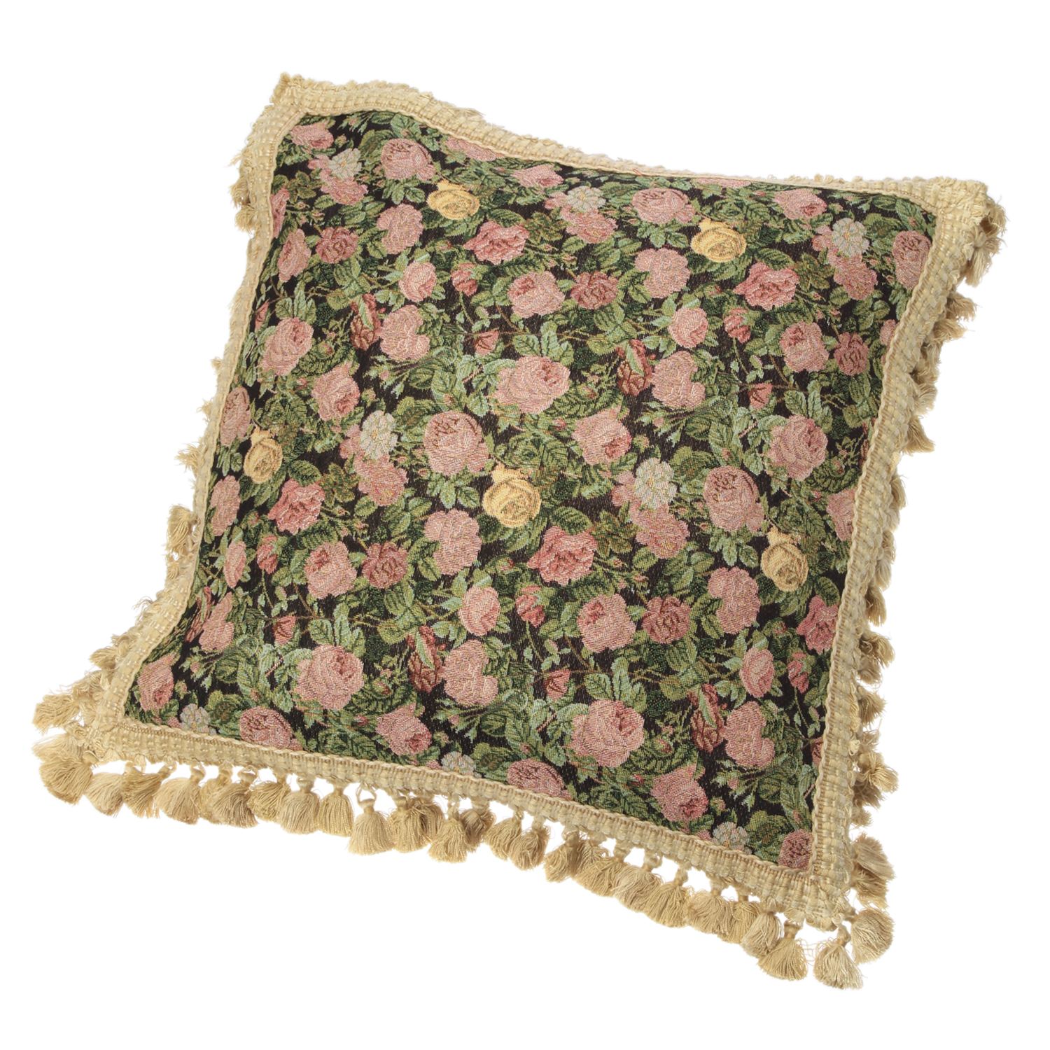 ラ　ルイス ルドゥーテ ゴブラン織 タッセルクッション 