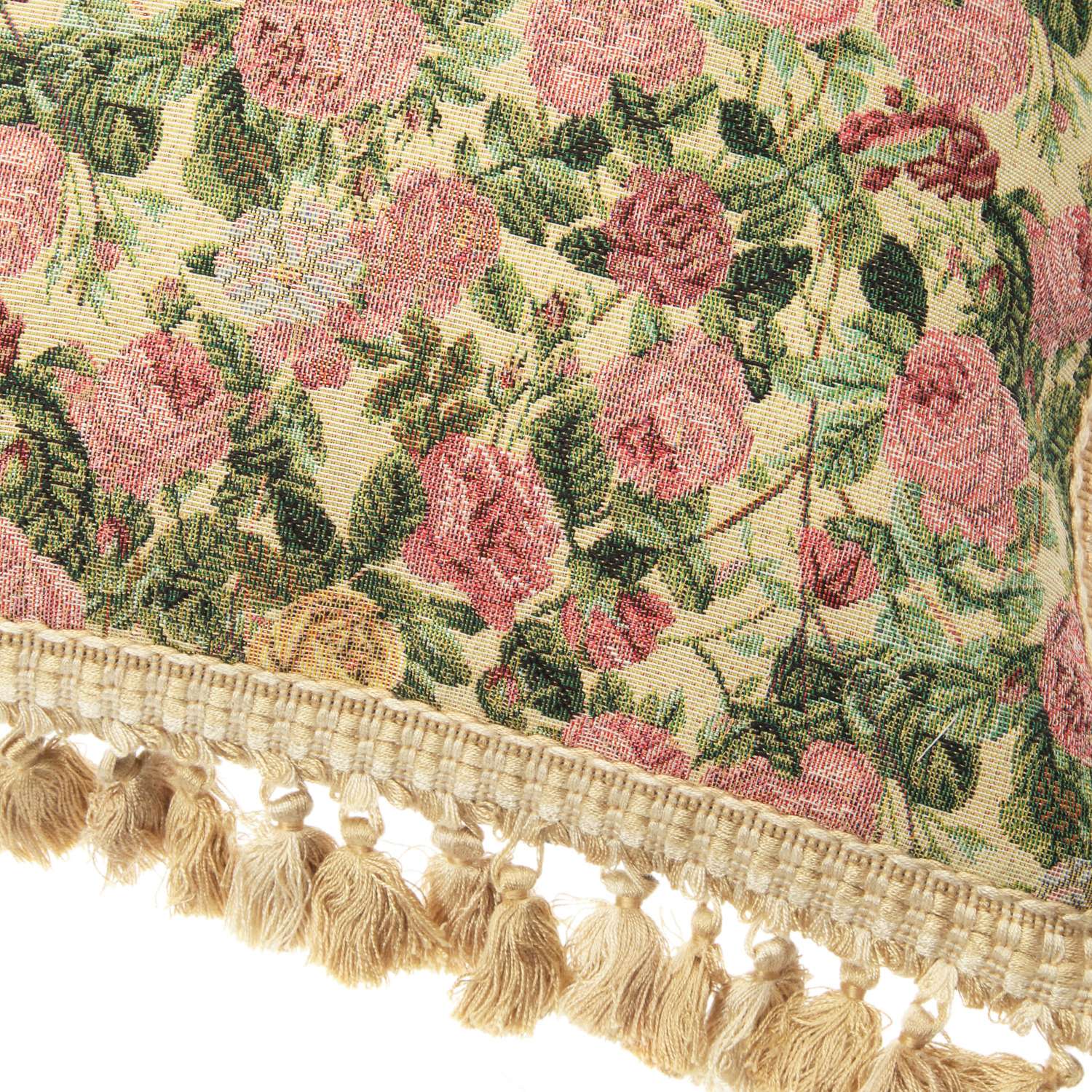 ラ　ルイス ルドゥーテ ゴブラン織 タッセルクッション 