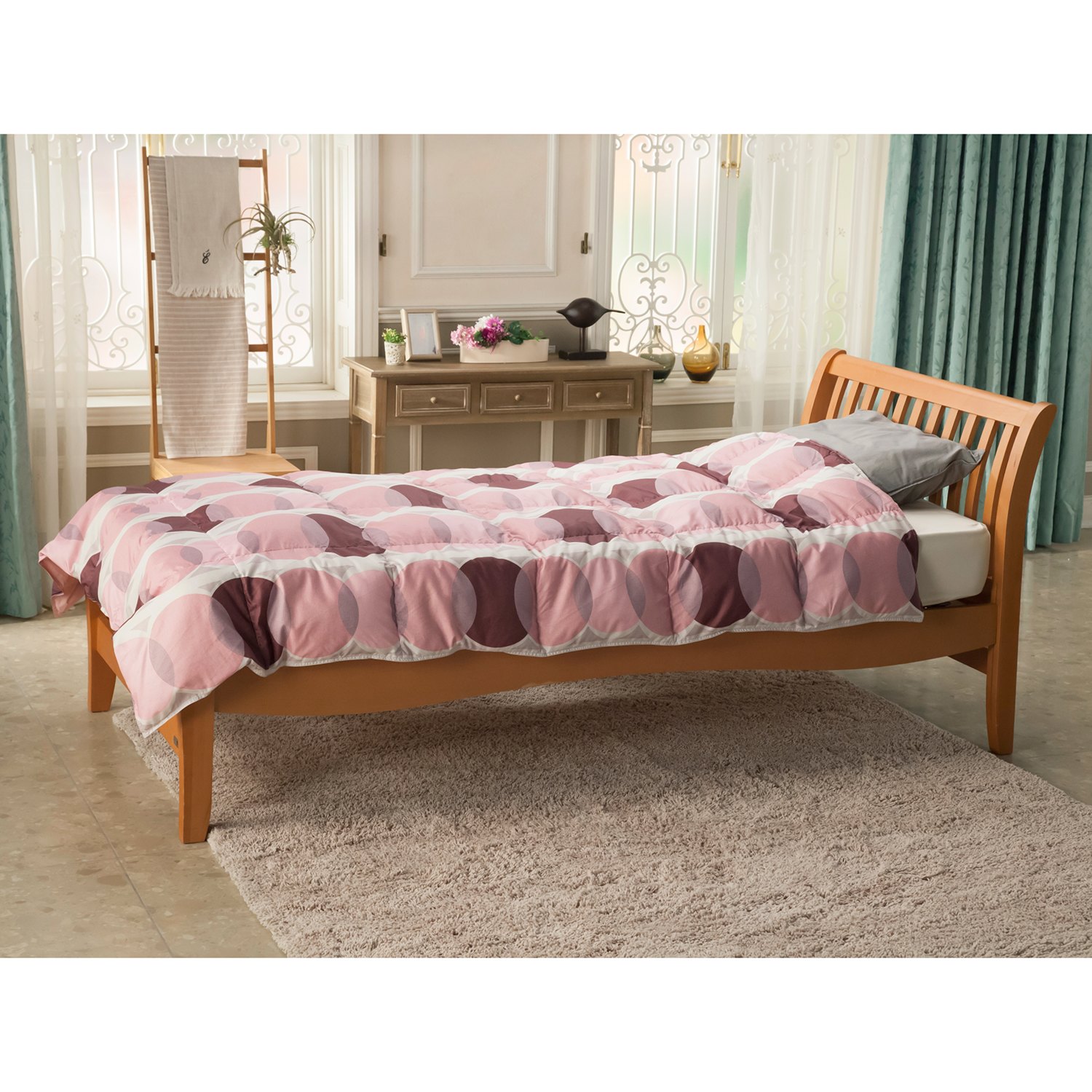 ＜シングル＞ロマンス小杉　ふっくら柔らか！　洗える羽毛肌掛けふとん
