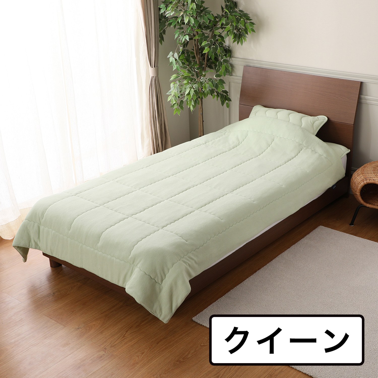 ＜クイーン＞快眠博士　“ＺＥＰＰＩＮ”　寝汗の吸水力が違う！　爽やかパイルの肌掛けふとん