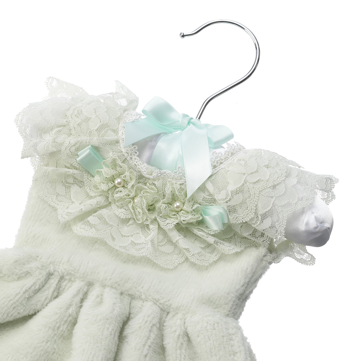 ラ　ルイス
レースをあしらった
ハンガー付
ドレスタオル２枚セット