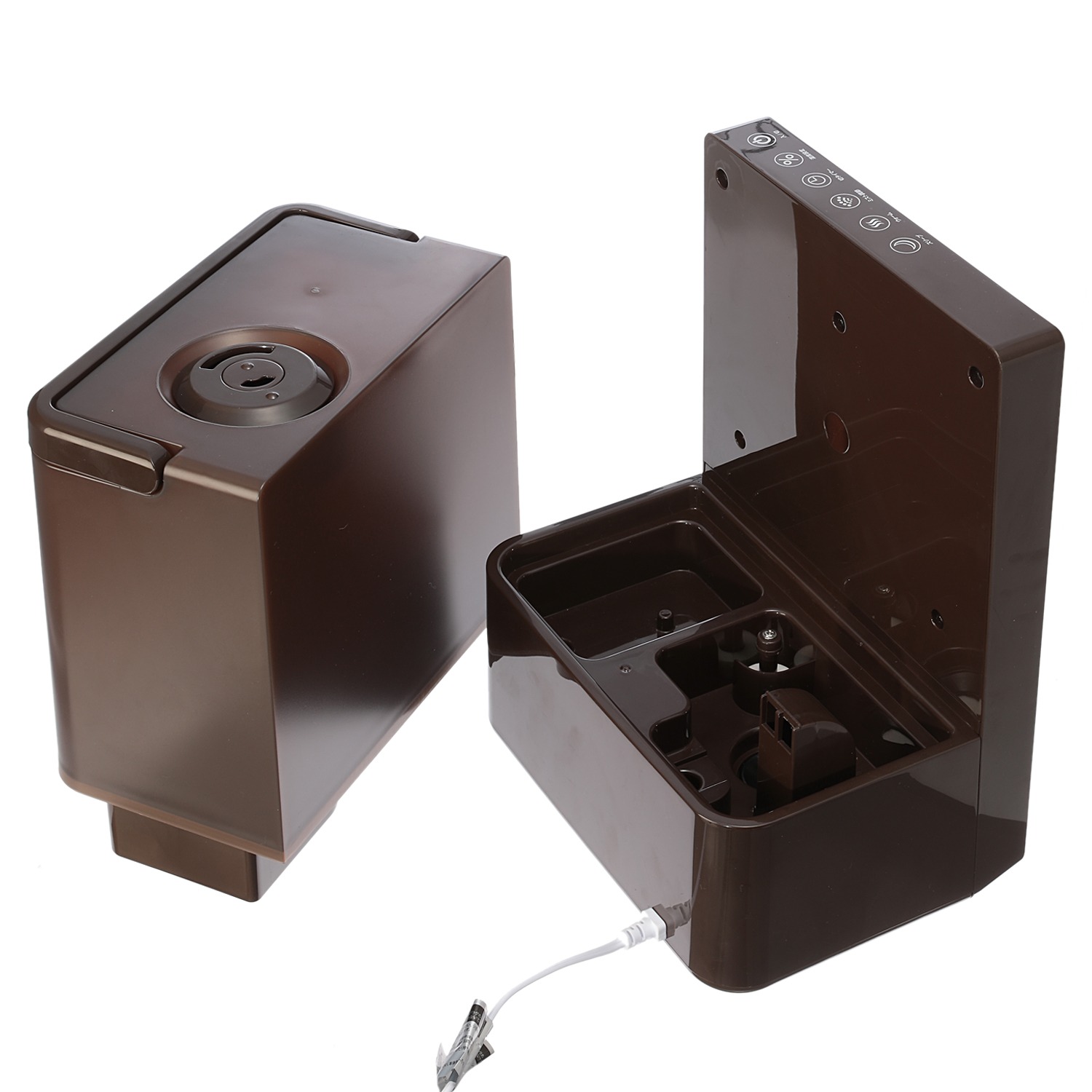 湿度コントロール機能付
ハイブリッド加湿器
“スクエアミスト”