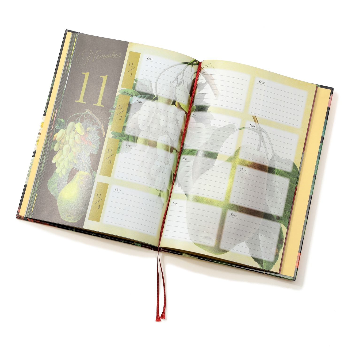 ディアカーズ 特製下敷付 ３年日記 “バラの宮廷画家 ルドゥーテコレクション” 
