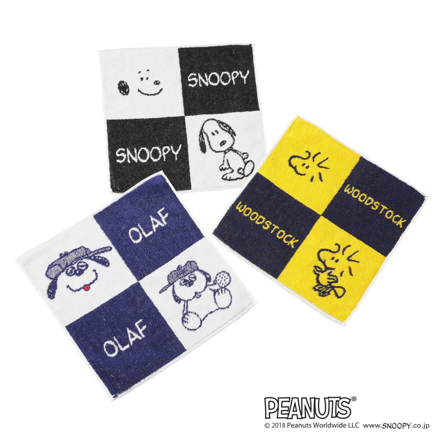 西川 スヌーピー プチギフト コットンミニタオル６枚組 