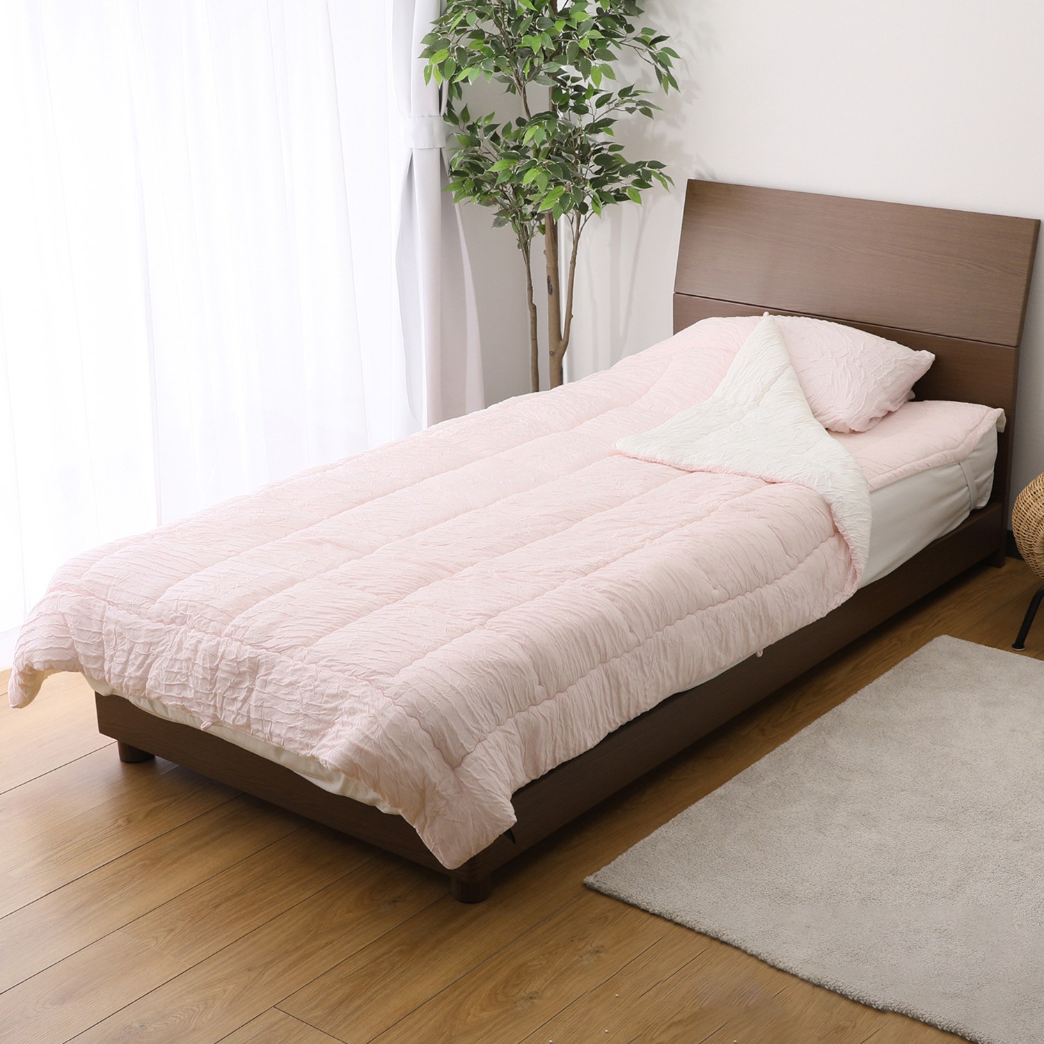 ＜クイーン＞ 快眠博士 とろけるふとん “イニフィーII” 肌掛けふとん 