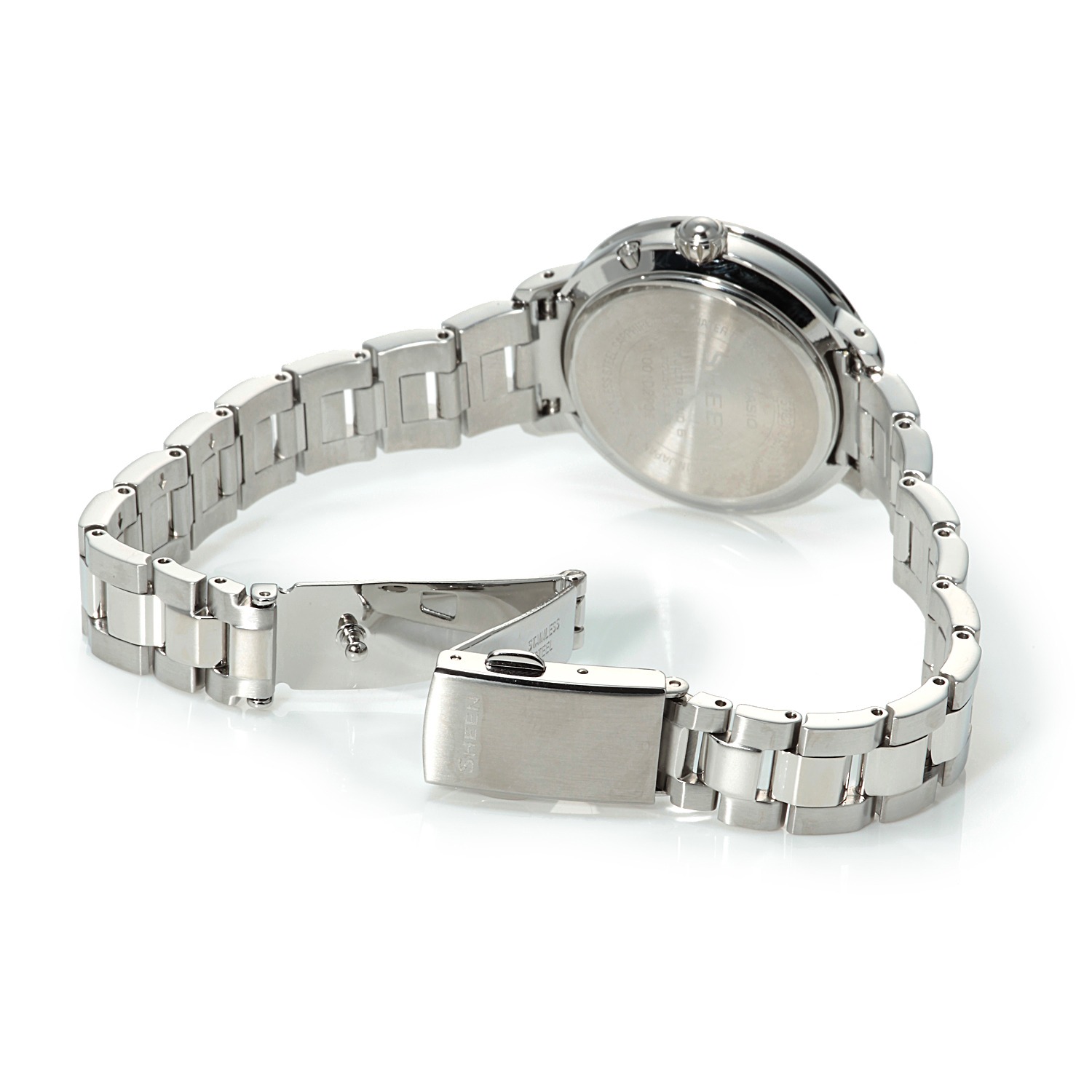 カシオ
レディース
電波ソーラー腕時計
“シーン”
＜アイスブルー＞