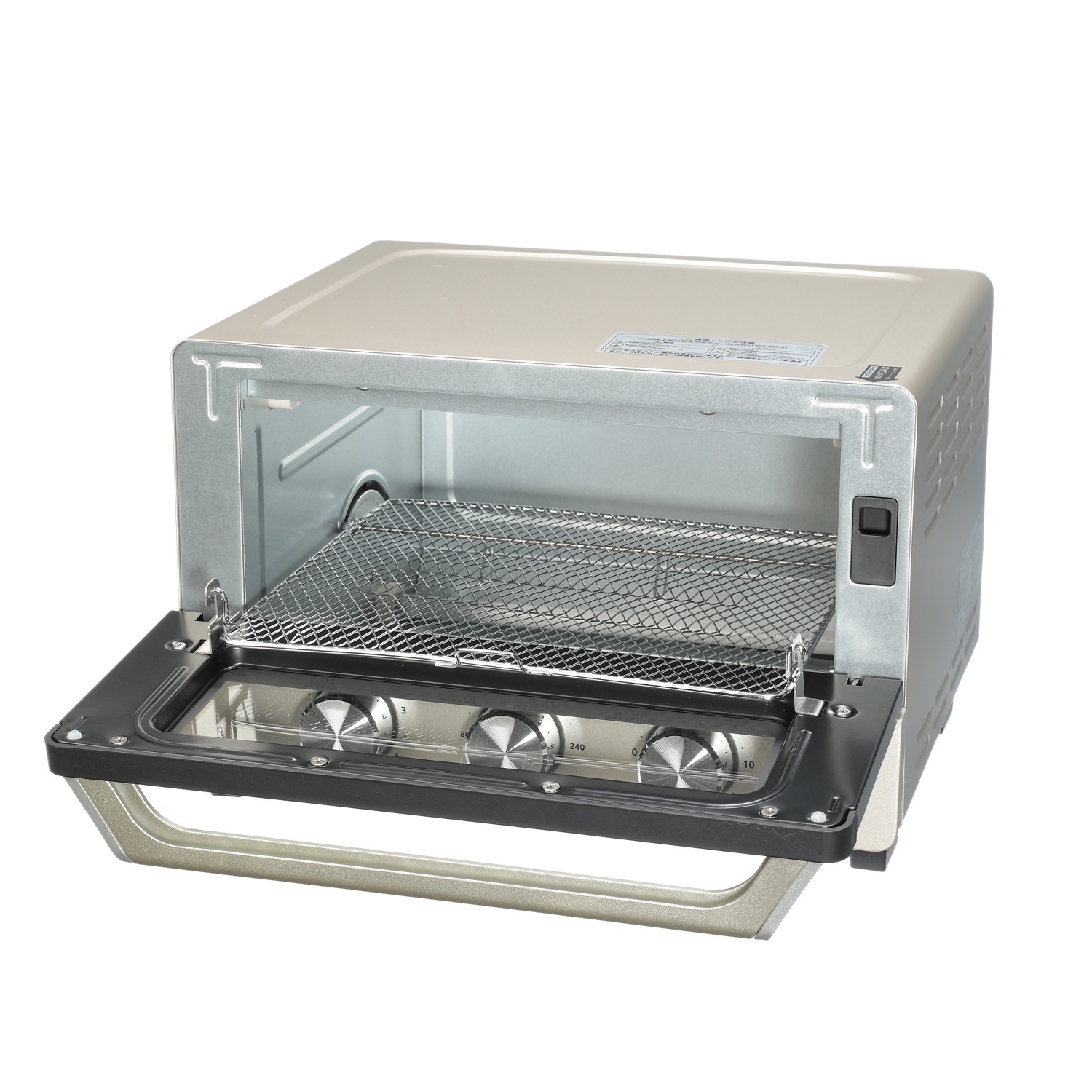 水分や香りを閉じ込めて
外はカリッと
中はもっちり焼き上げる♪
スチーム
オーブントースター