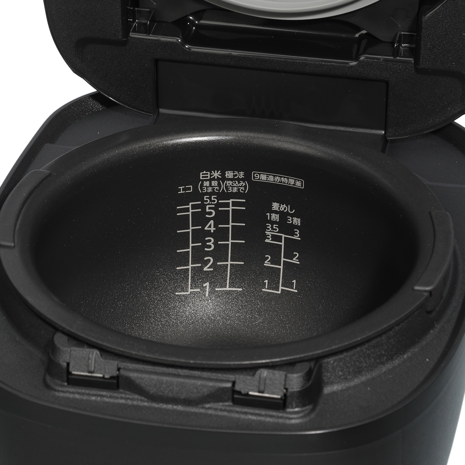 ＜５．５合＞タイガー
熱流＆熱封
土鍋コーティング
圧力ＩＨ炊飯ジャー
“炊きたて”
