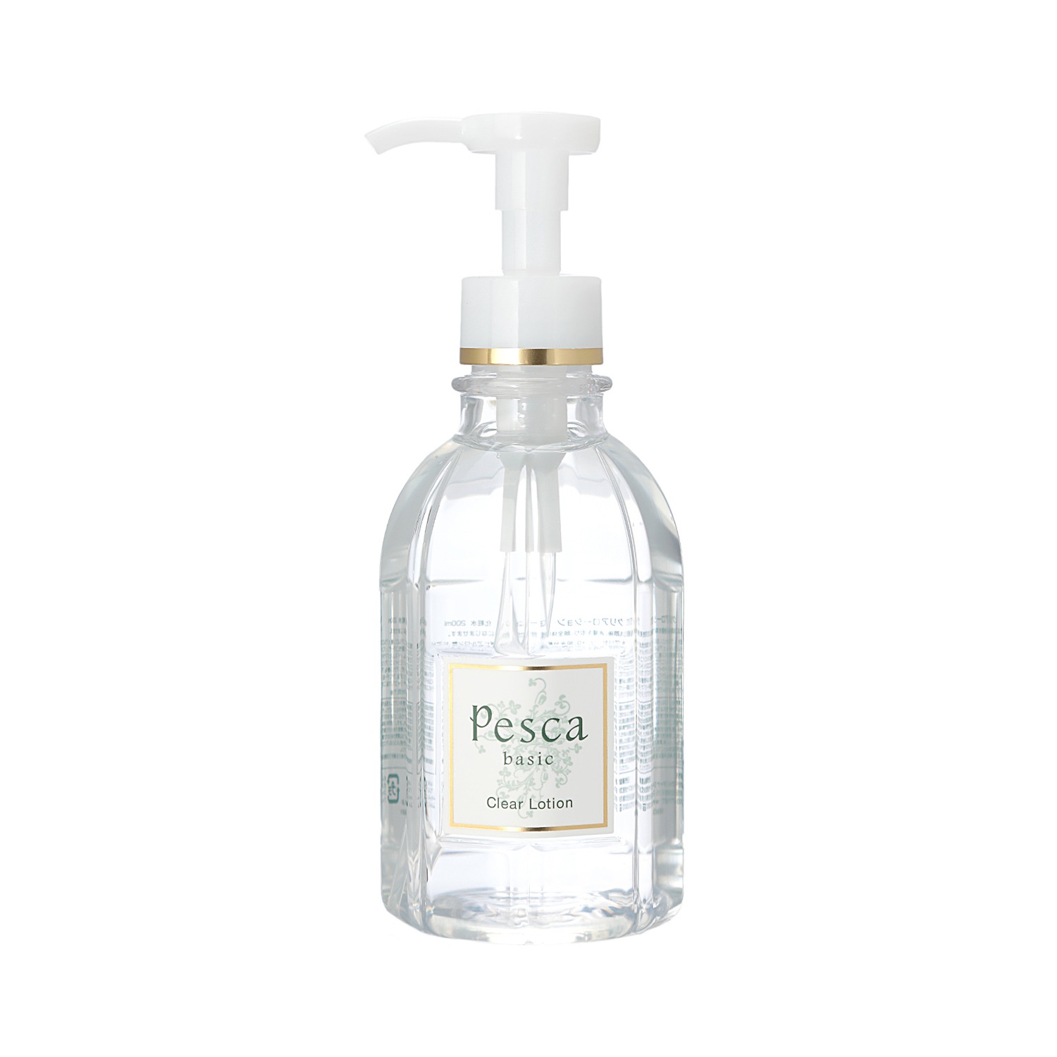 ペスカ
みずみずしい潤い素肌へ！
クリアローション
（保湿化粧水・ペスカ洗顔）