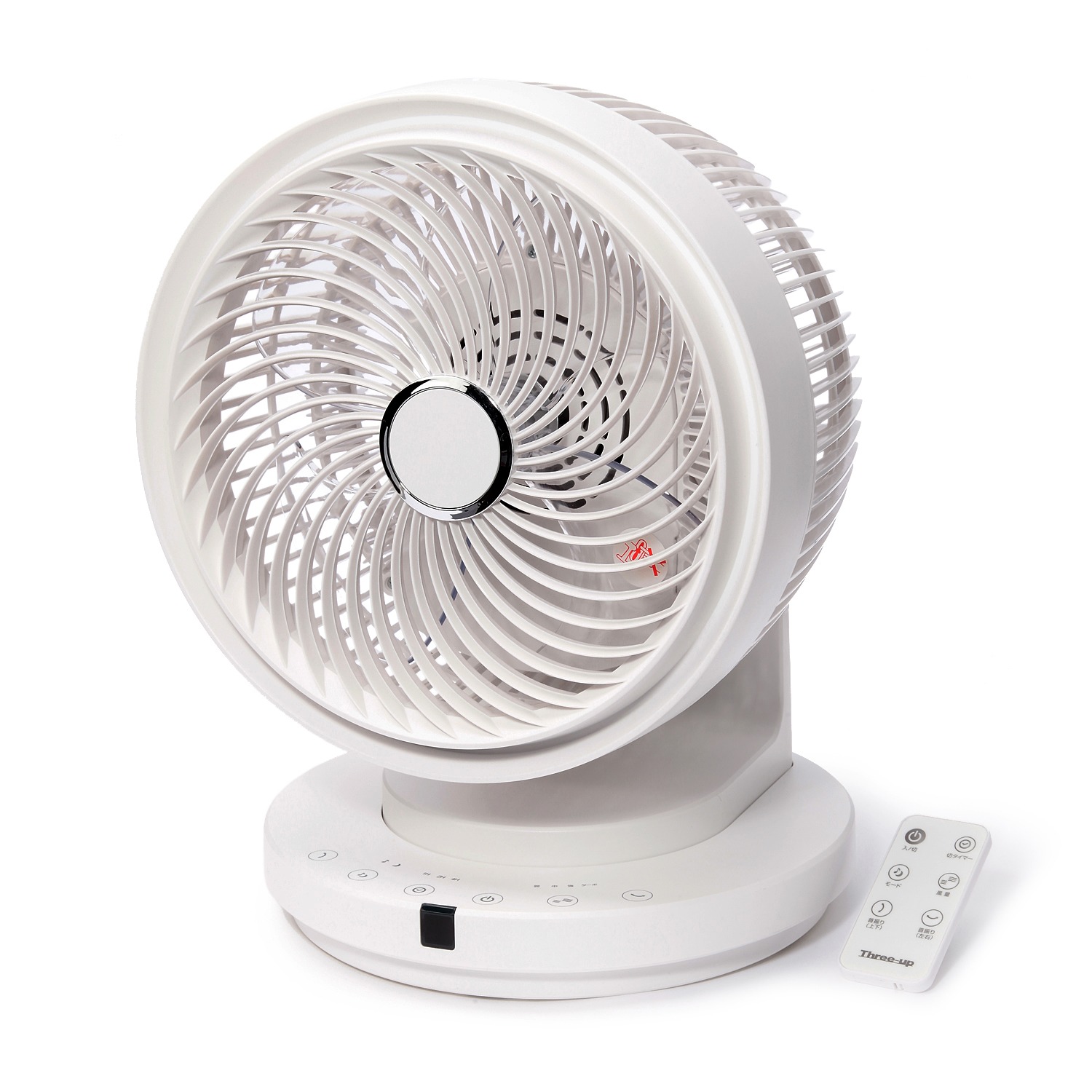 上下左右の立体的な
首振り＆パワフル送風で
お部屋の空気を攪拌！
３Ｄターボ
サーキュレーター