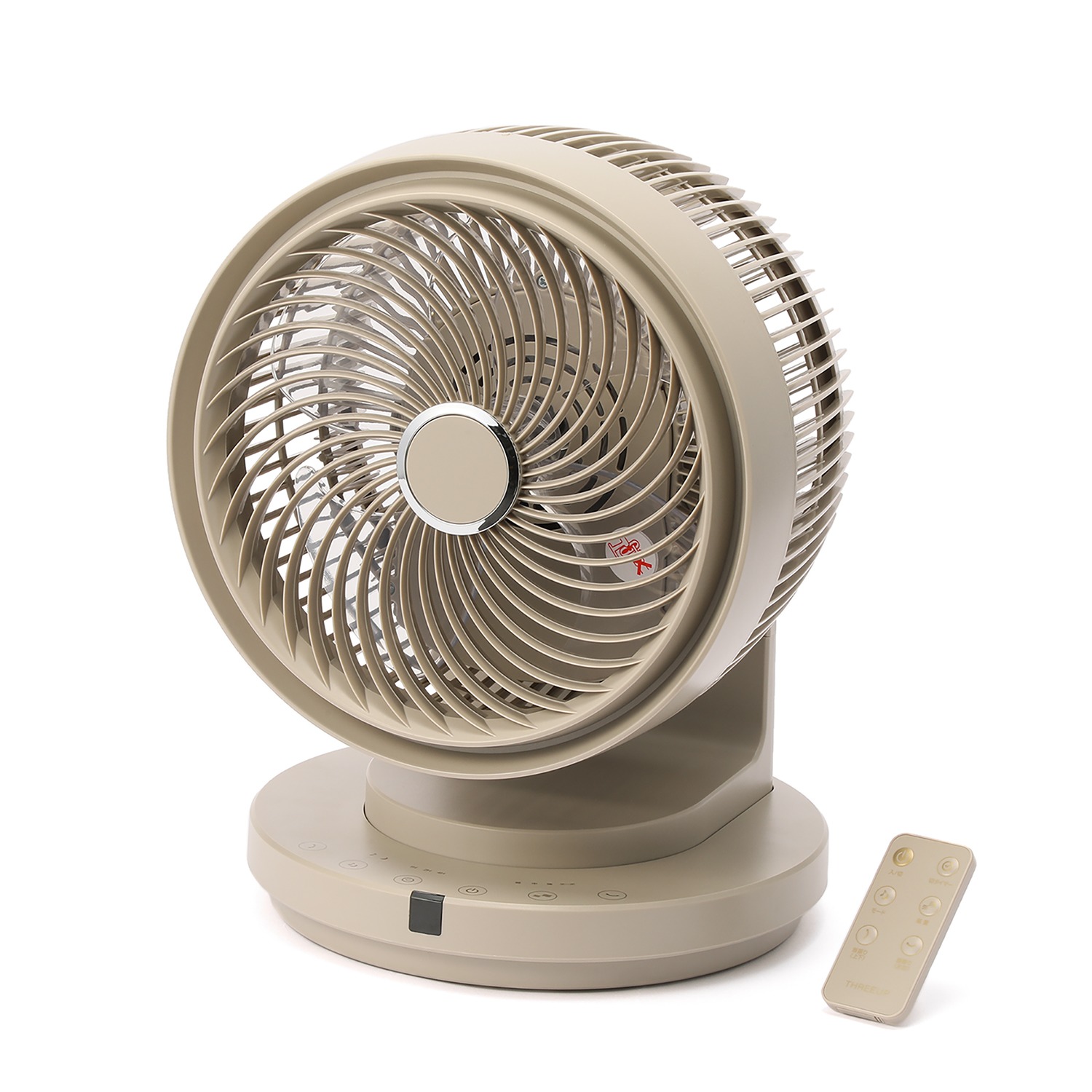 上下左右の立体的な
首振り＆パワフル送風で
お部屋の空気を攪拌！
３Ｄターボ
サーキュレーター