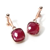 ローザリュール
カルセドニー
クッションシェイプ
ファセットイヤリング