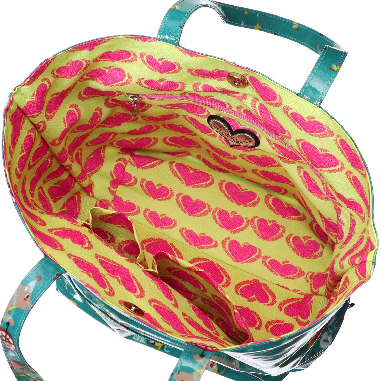 シンクビー！
ジャスト　ハート
プリントデザイン
トートバッグ