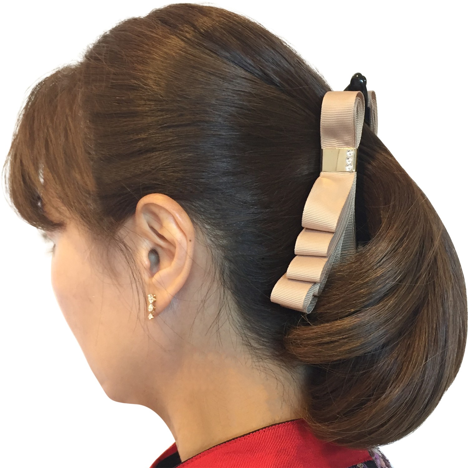 ビジュウ付
グログランリボン
バナナクリップ