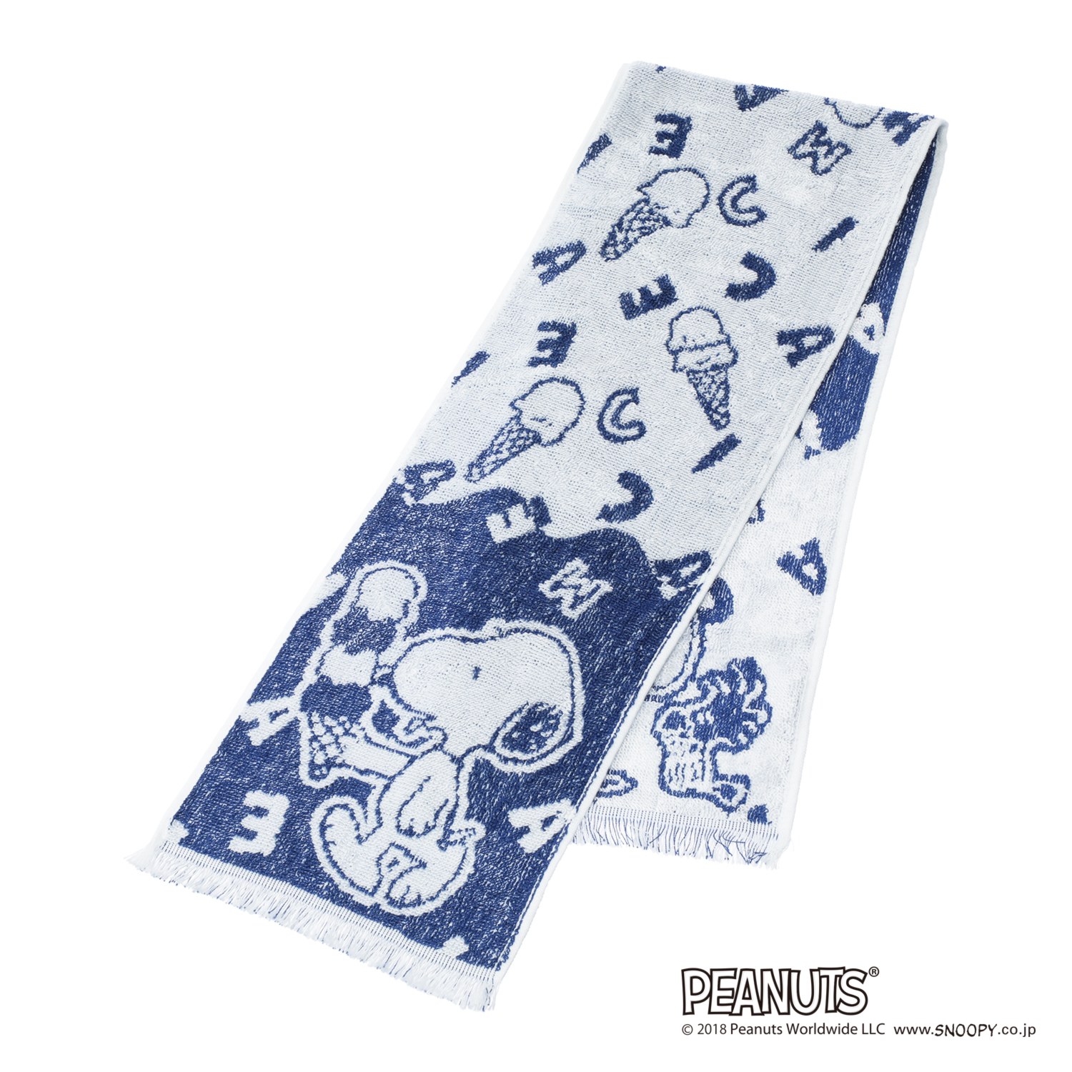 西川
スヌーピー
ひんやりマフラータオル
３枚組