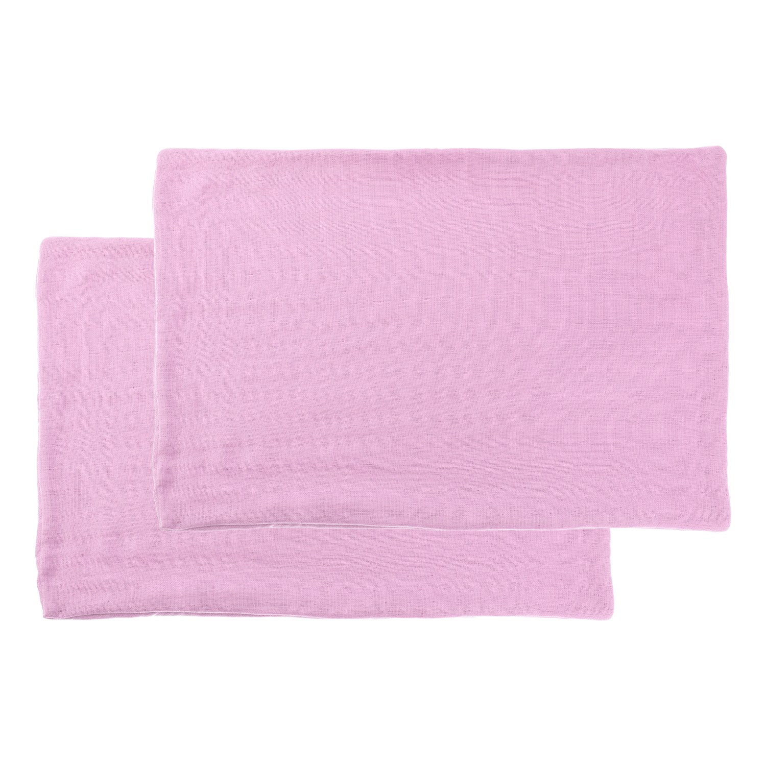 やわらか３段加工で
仕上げた！
三河木綿
和晒プレミアムガーゼ
６重ガーゼピローケース
同色２枚セット