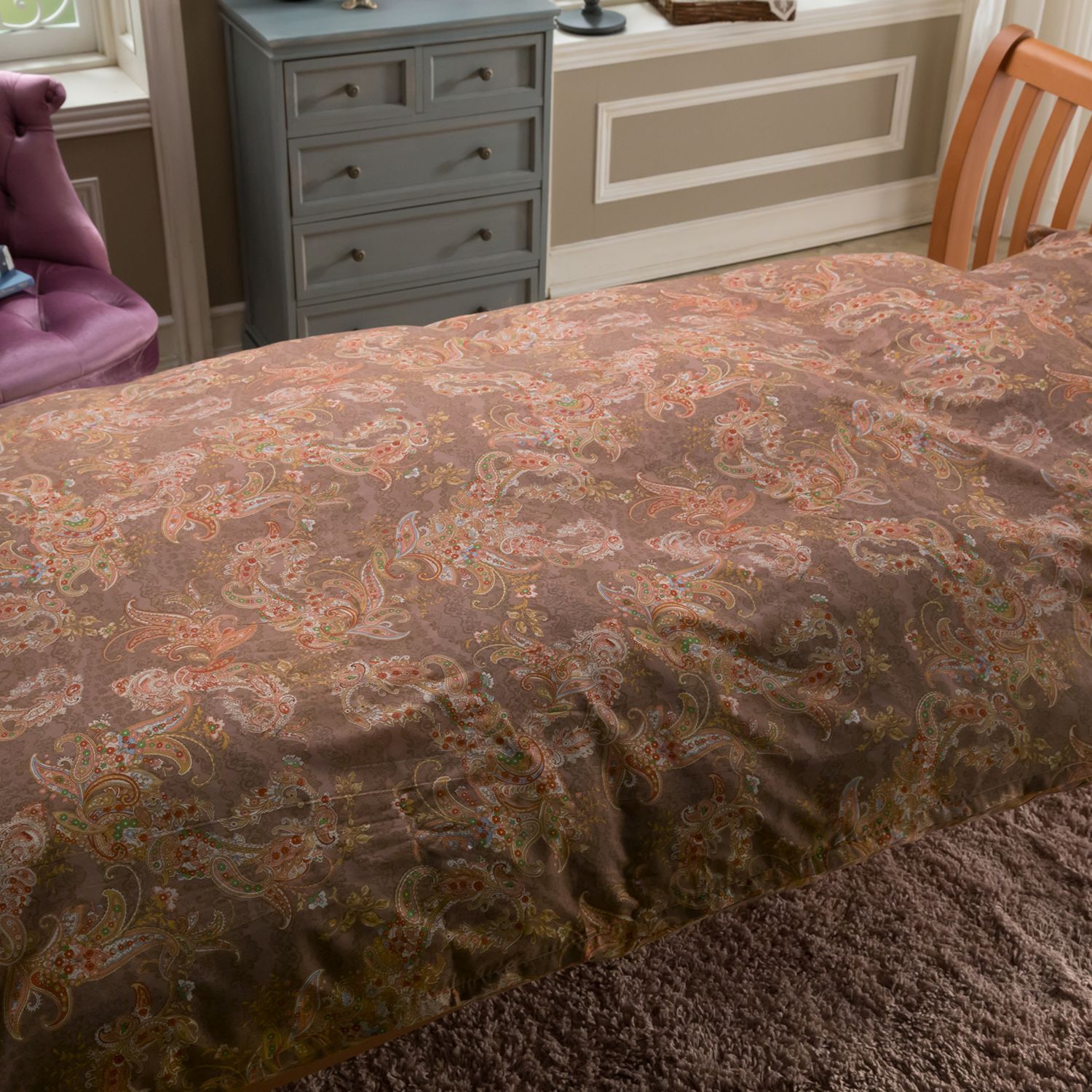 ＜セミダブル＞
西川
羽毛ふとんにおすすめ！
両サイドファスナーで
出し入れらくらく！
軽量掛けふとんカバー