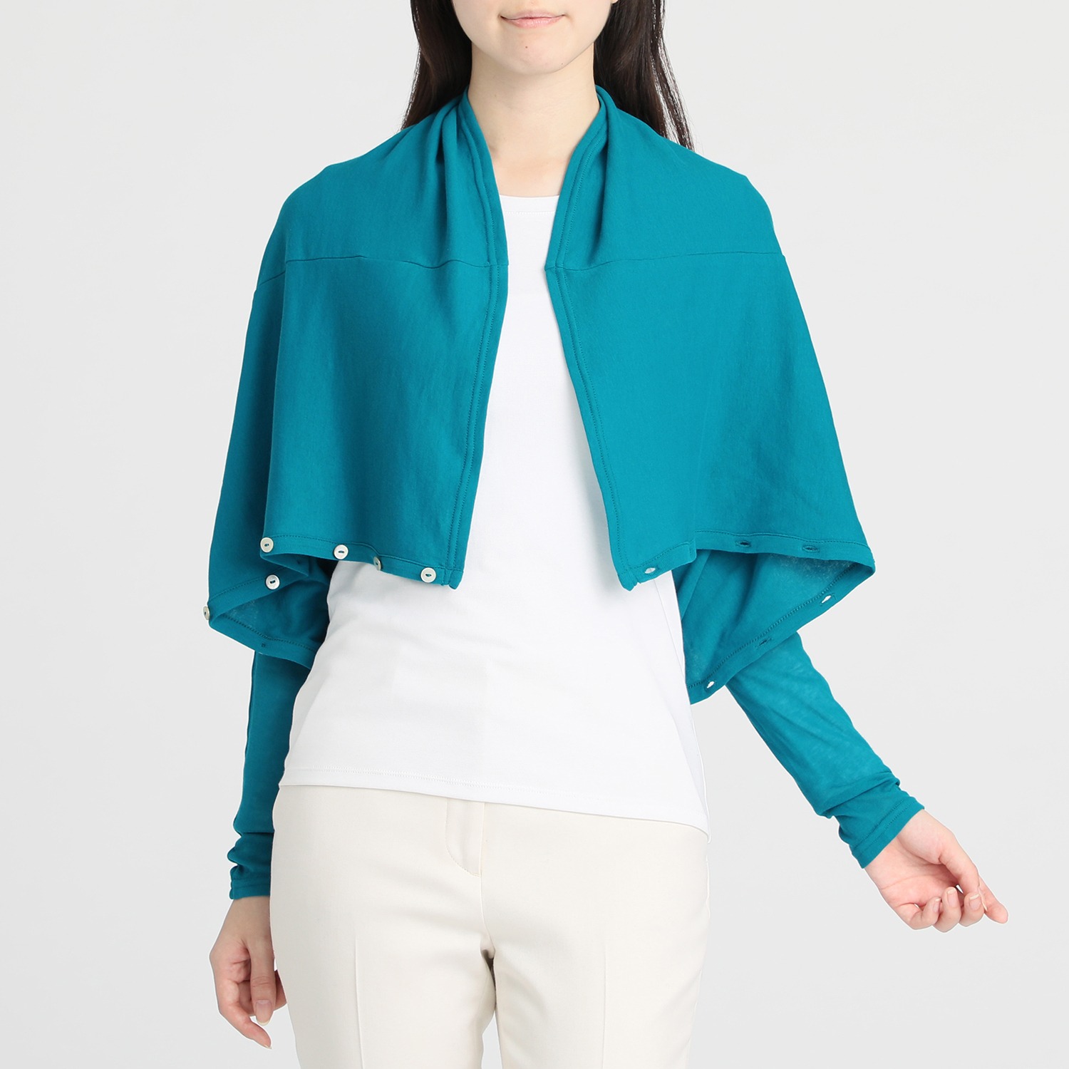 天使の綿シフォン
２ウェイカーディガン＆プルオーバーセット