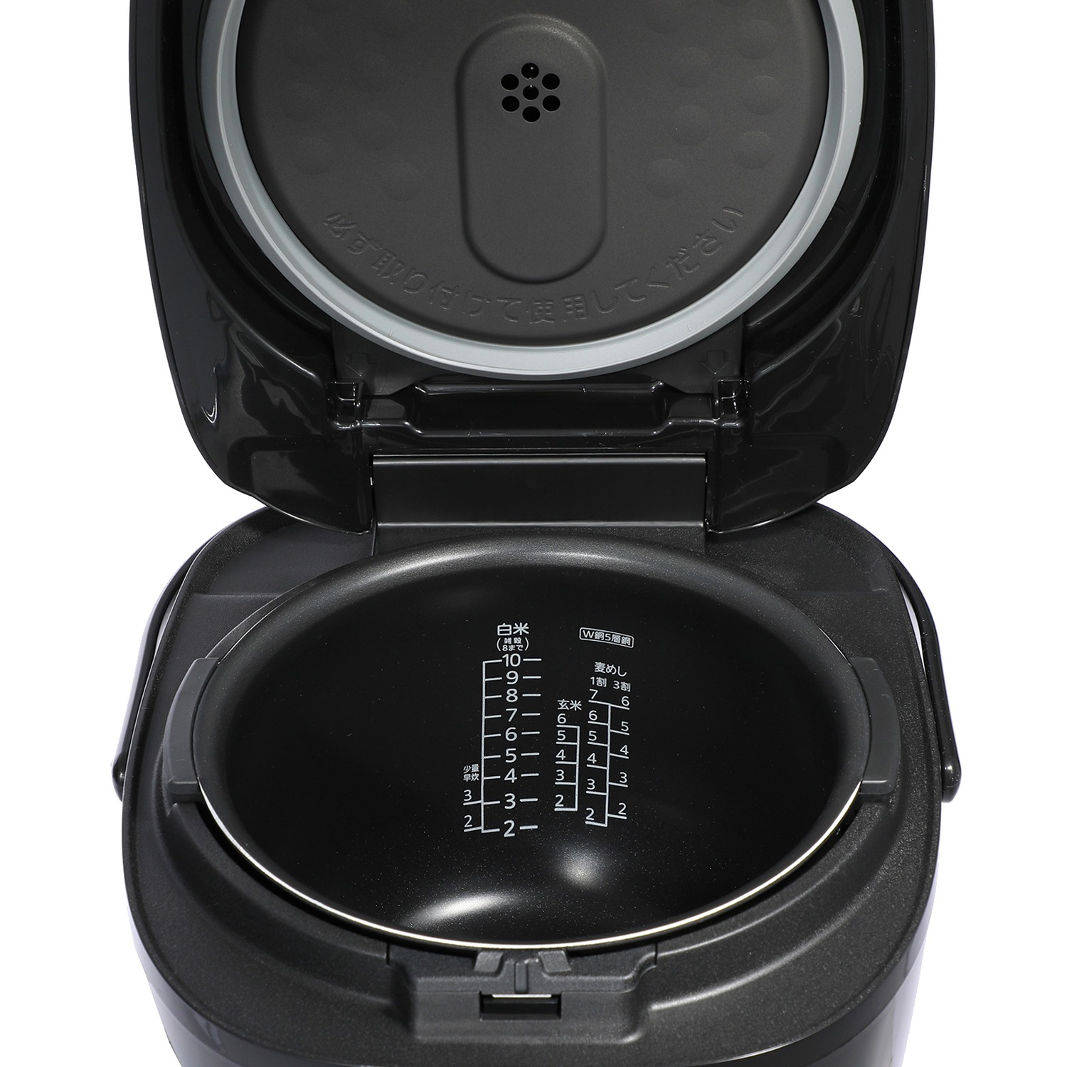 ＜１升＞
タイガー
熱封土鍋コーティング＆Ｗ銅入り５層遠赤特厚釜！
時短少量早炊きもできる
ＩＨ炊飯ジャー
“炊きたて”