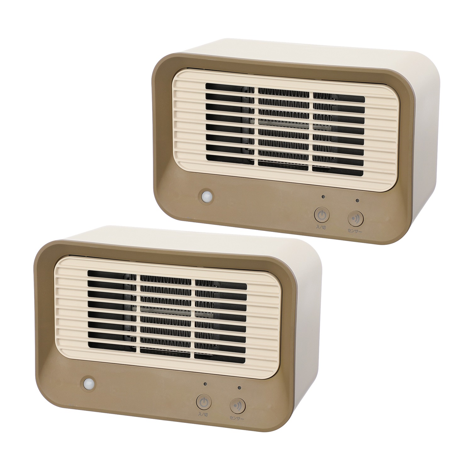 人感センサー付
ミニセラミックヒーター
２個セット