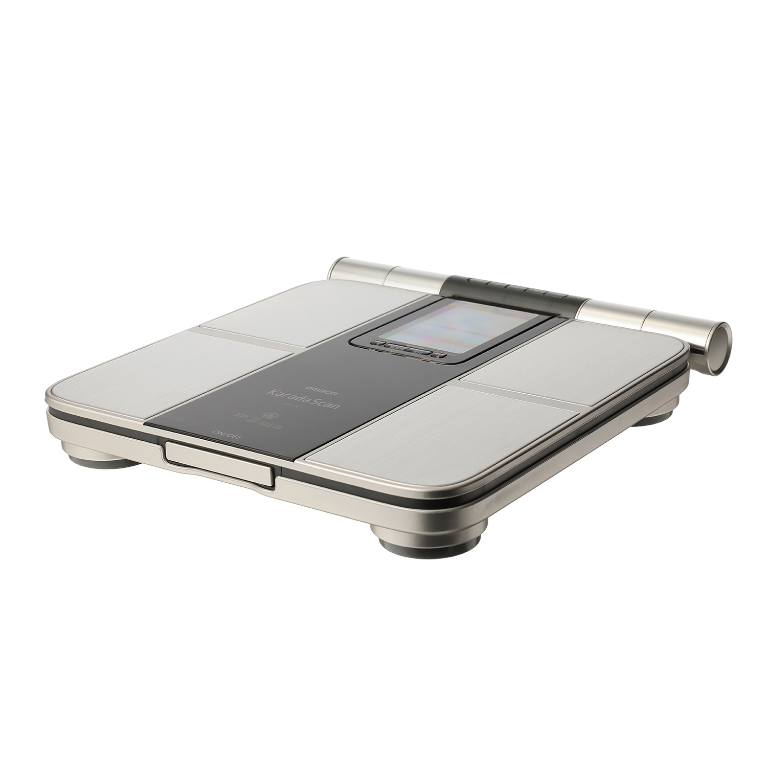 オムロン
“ＭＹダイエット判定”
機能搭載！
両手両足測定タイプの
体重体組成計
カラダスキャン
ＨＢＦ−７０１