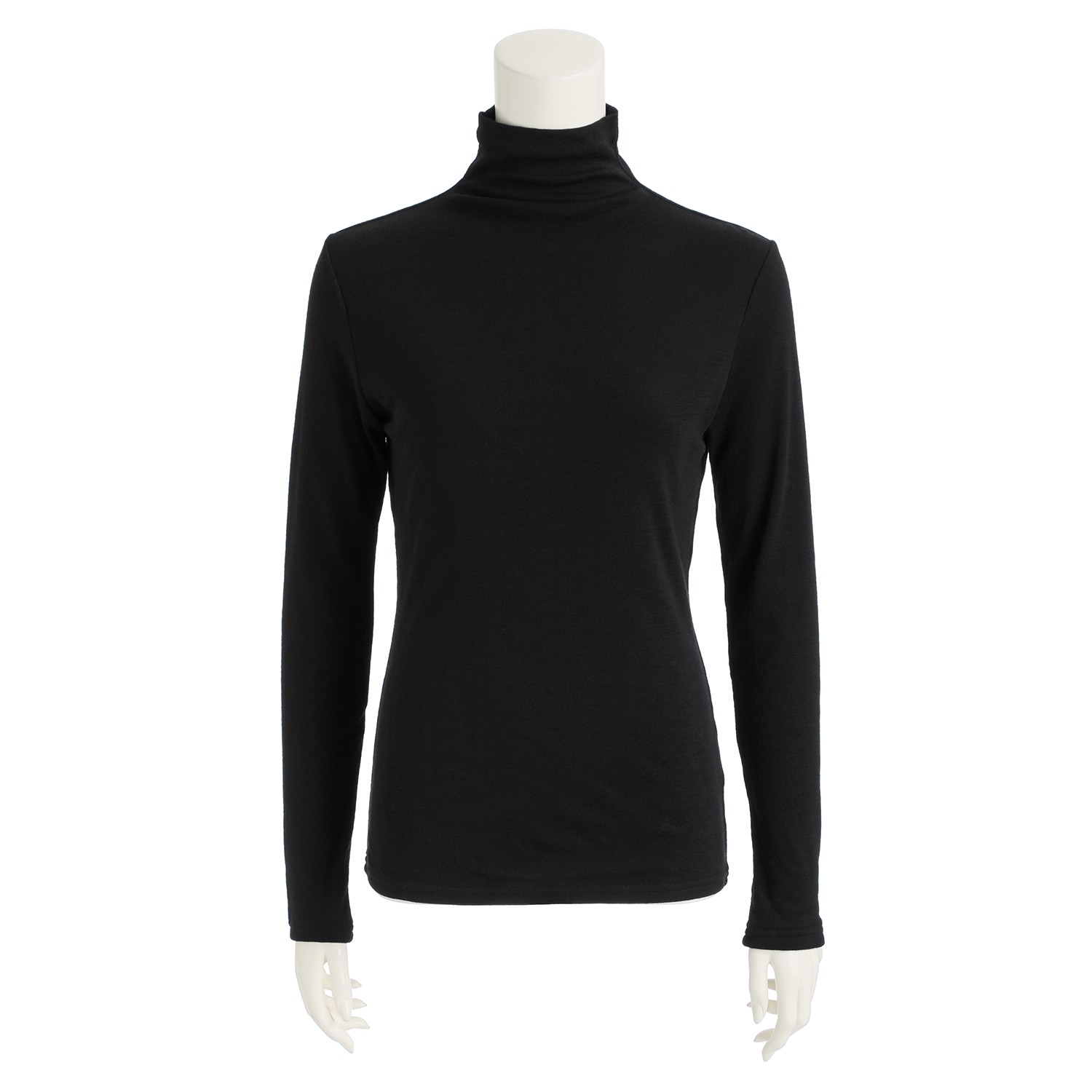 天使の綿シフォン
コットン＆ウール
ボトルネック
長袖プルオーバー