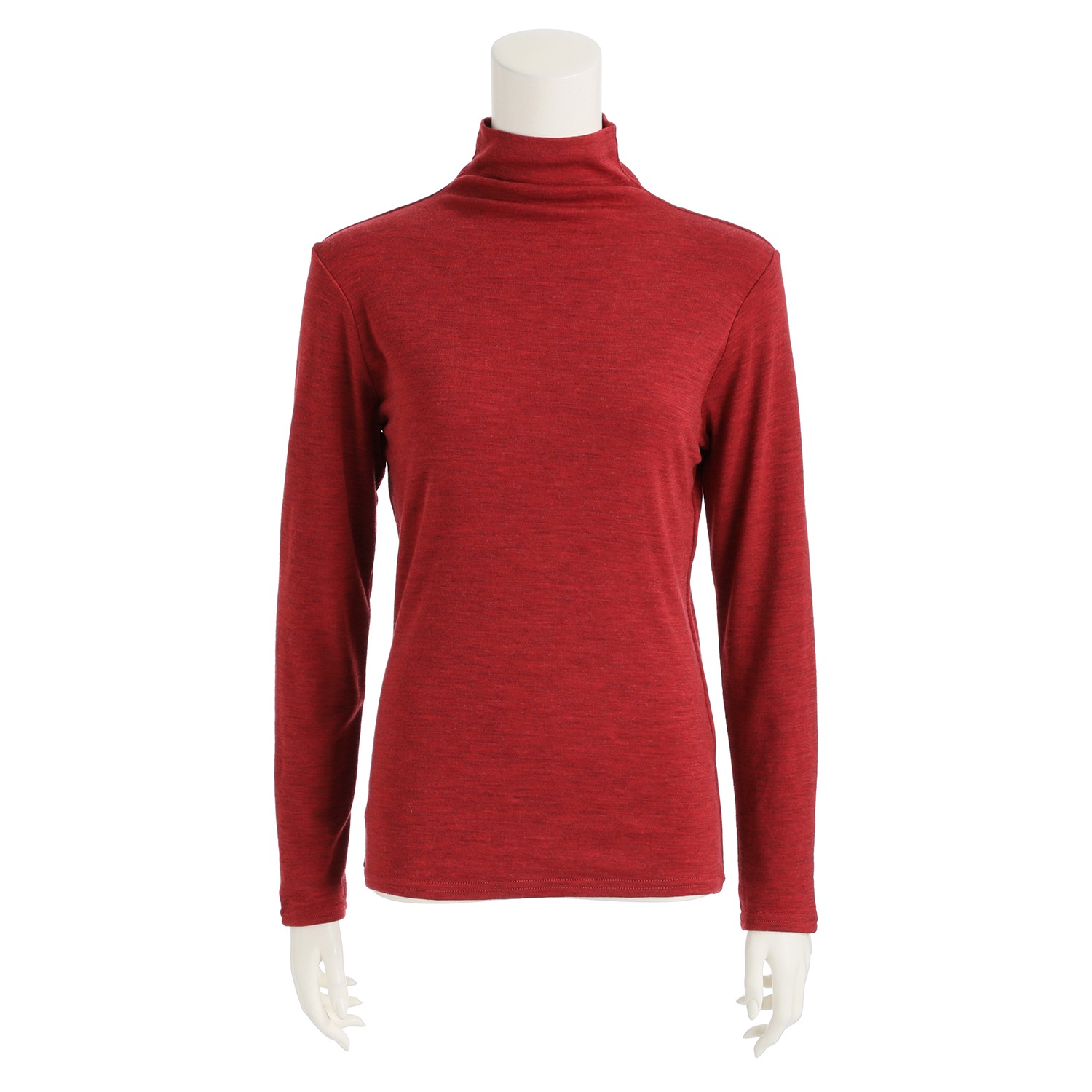 天使の綿シフォン
コットン＆ウール
ボトルネック
長袖プルオーバー